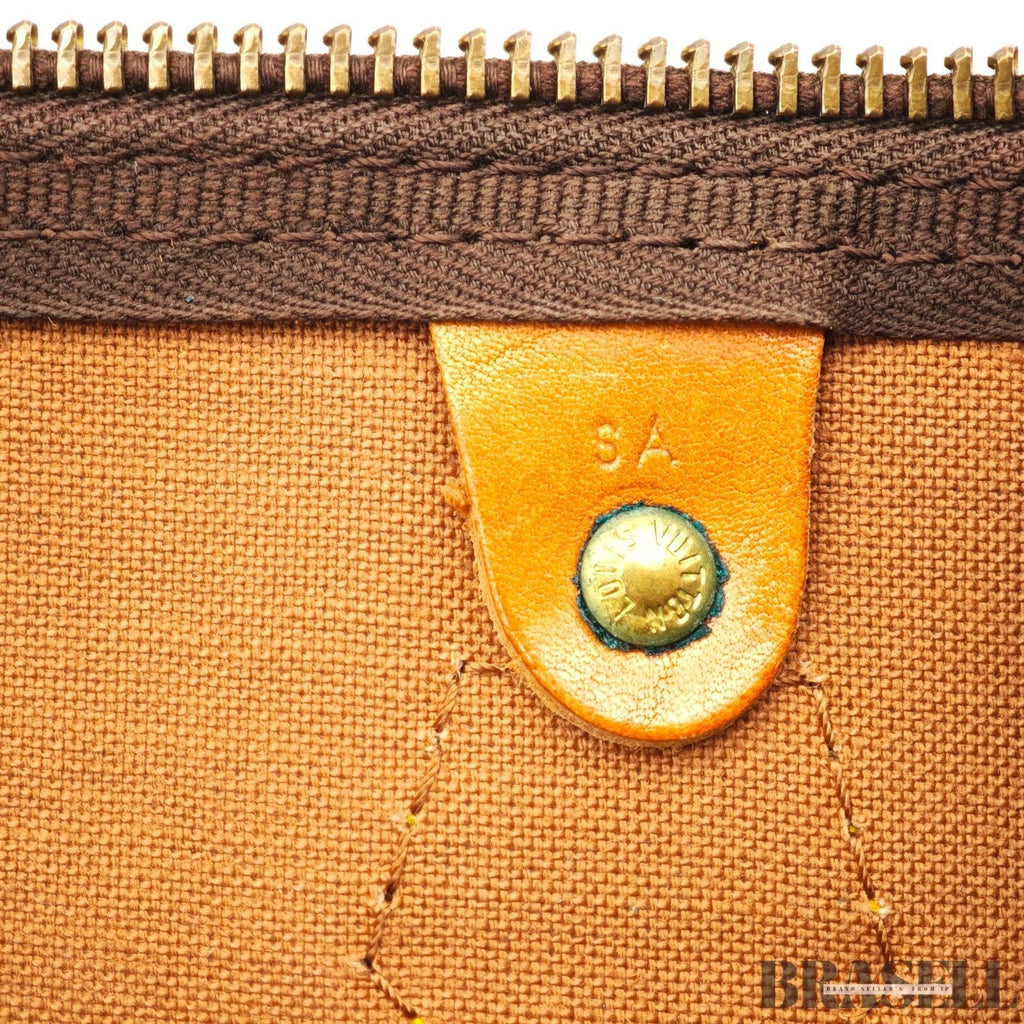 LOUIS VUITTON Speedy 35 M41524 Handbag Brown Monogram Canvas Mini Boston Bag