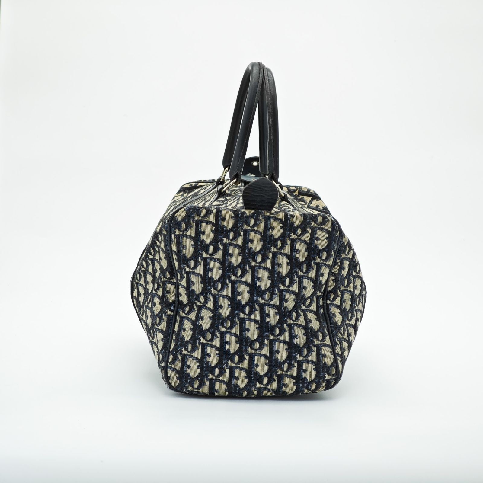 Dior Trotter Boston Bag Canvas Navy Color Women’s Bag