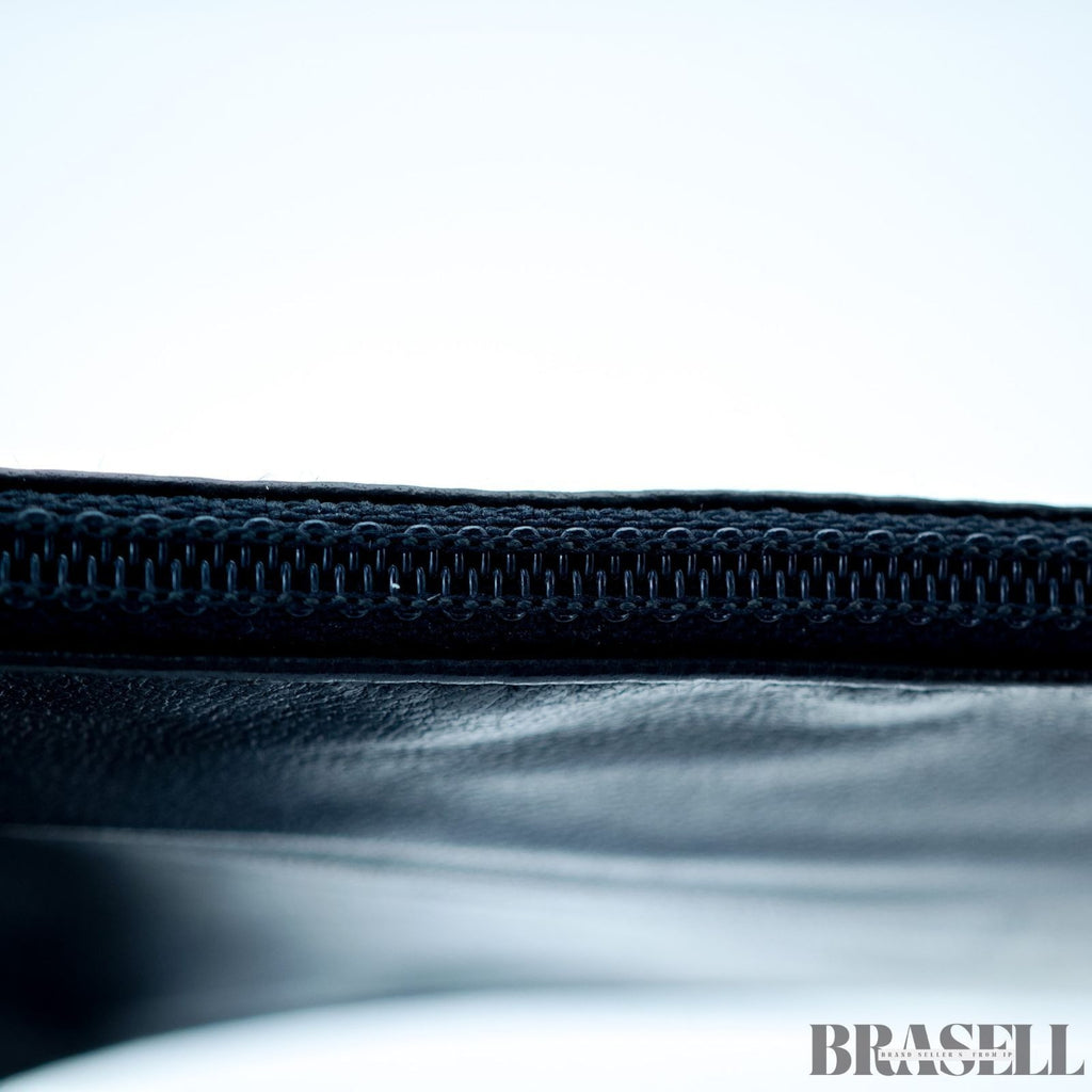 Chanel Drawstring Lambskin Coco Mark Chain Shoulder Bag Black Women w/Dust Bag