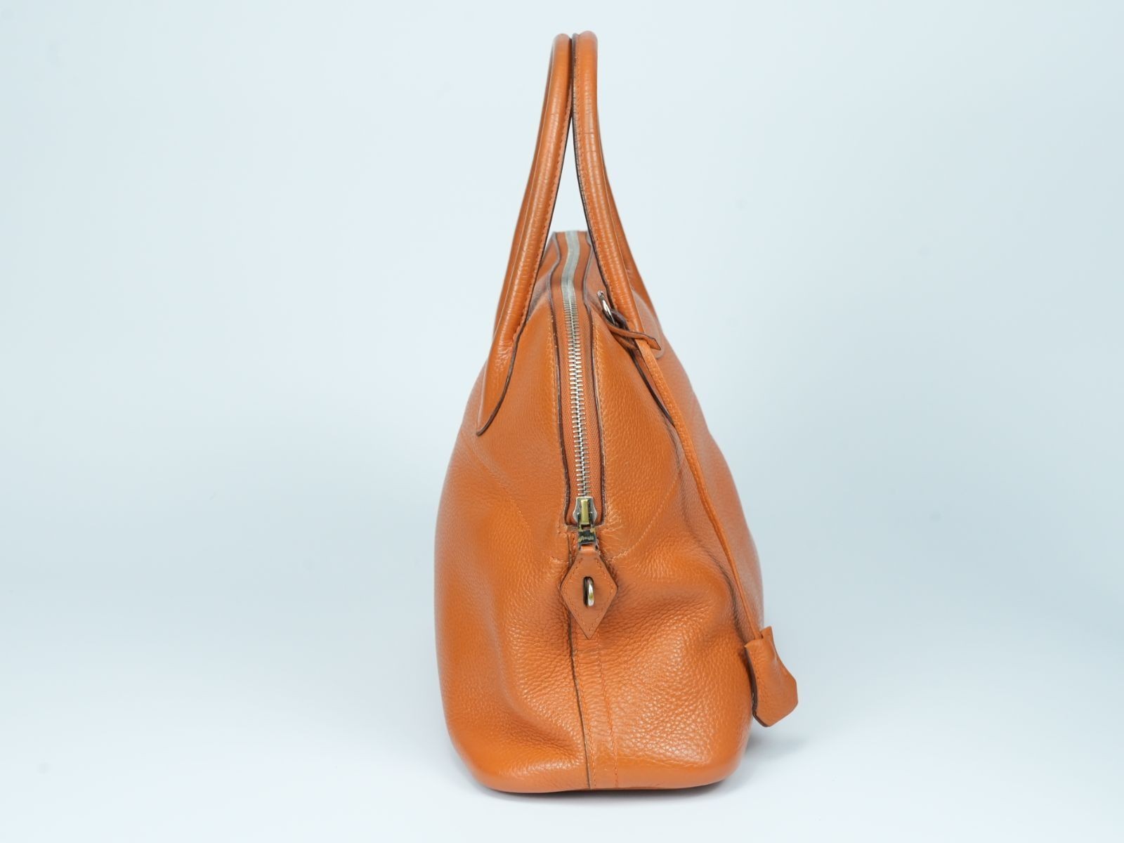 HERMES Bolide 31 Handbag with K stamp Orange Taurillon Clemence