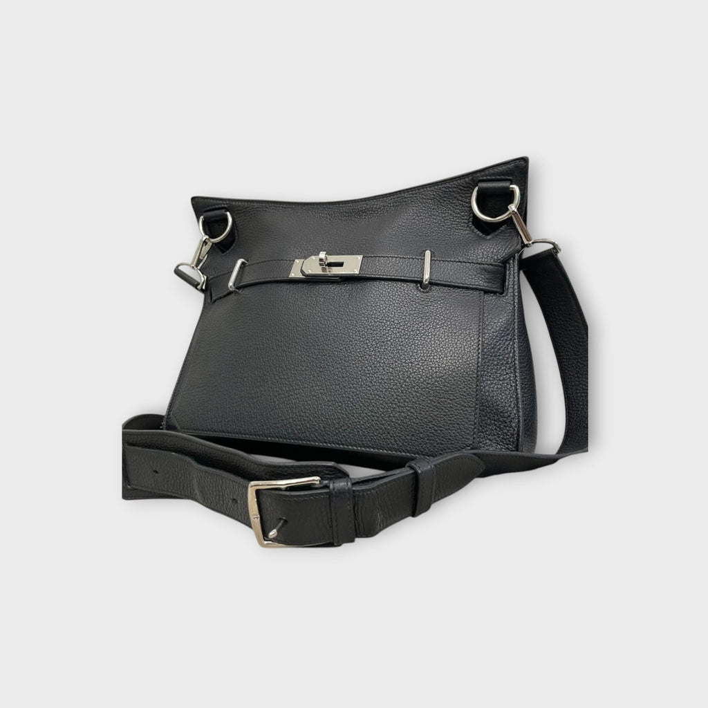 Hermès Jypsière 34 Shoulder Bag Ꮇ Stamp 2009 Black Leather 【A】
