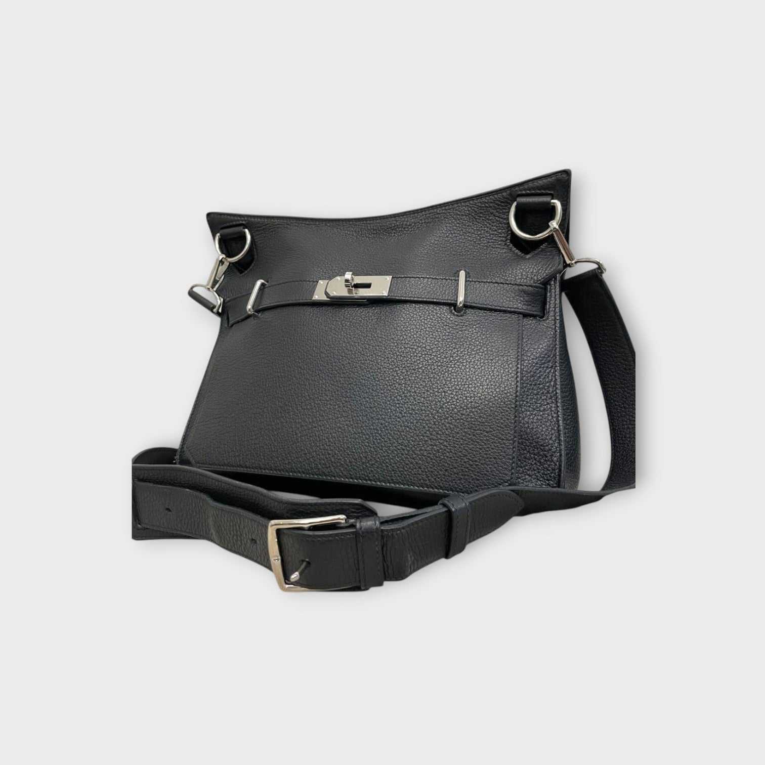 Hermès Jypsière 34 Shoulder Bag Ꮇ Stamp 2009 Black Leather 【A】