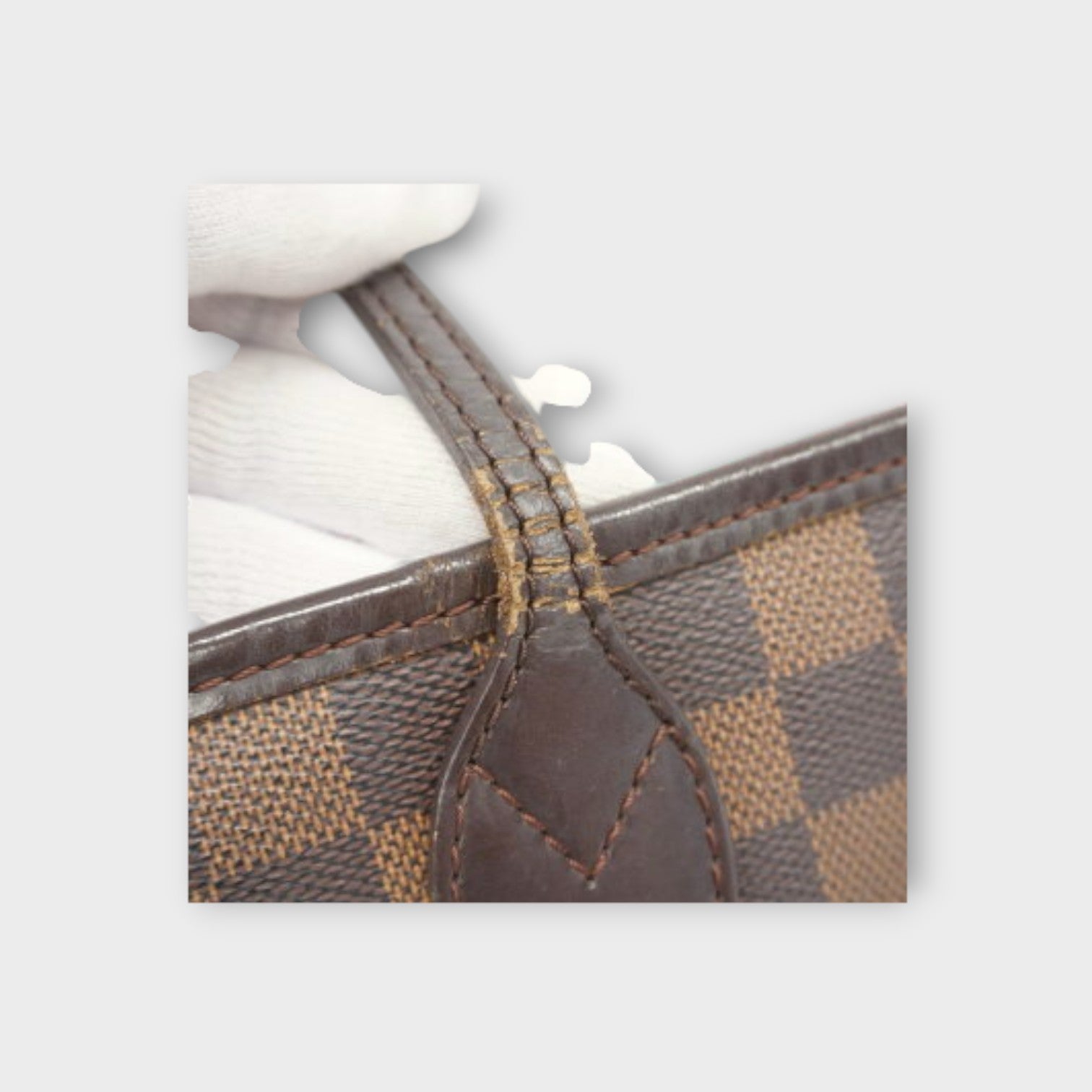 Louis Vuitton Tote Bag Damier Neverfull MM N40599 Ebene Ladies【B】