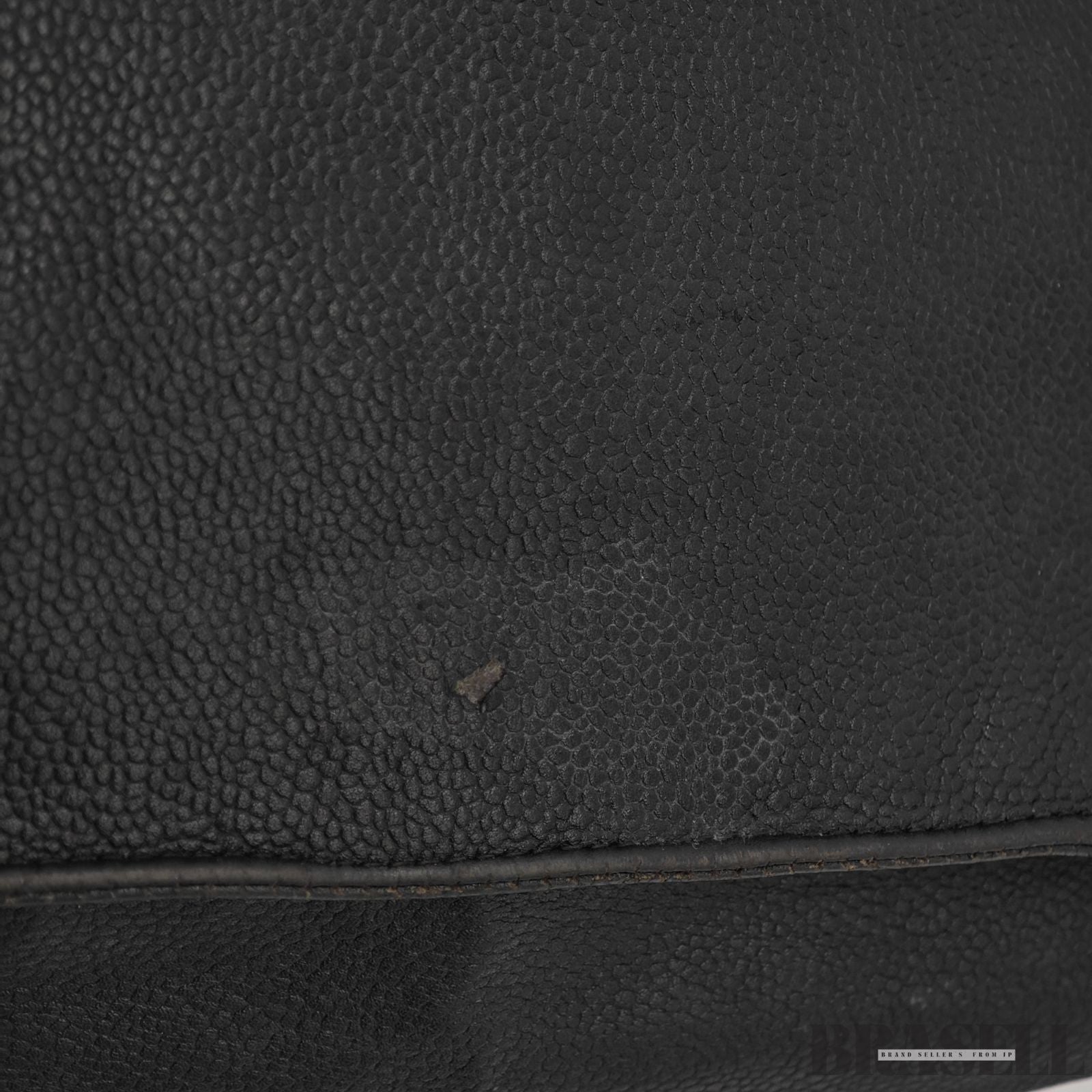 CHANEL Lambskin Chain Tote Bag Large CC Logo Chain Shoulder Business Tote Black