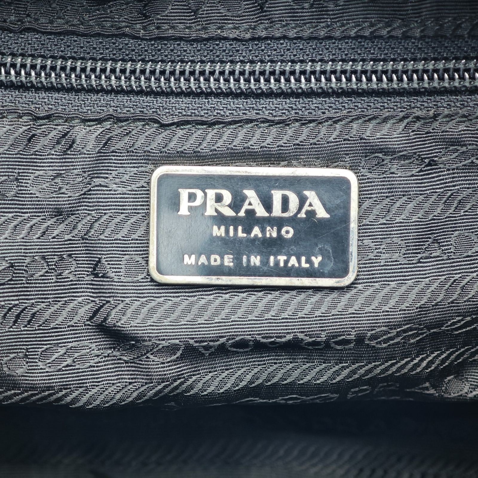 PRADA Tessuto Nylon Backpack M212500 Black with Guarantee Card
