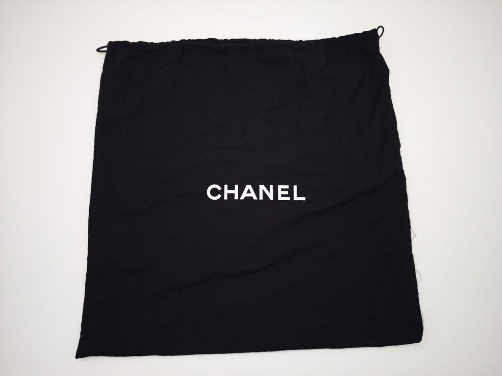CHANEL Tweed Nylon Chain Shoulder Matelassé Handbag Black Women’s