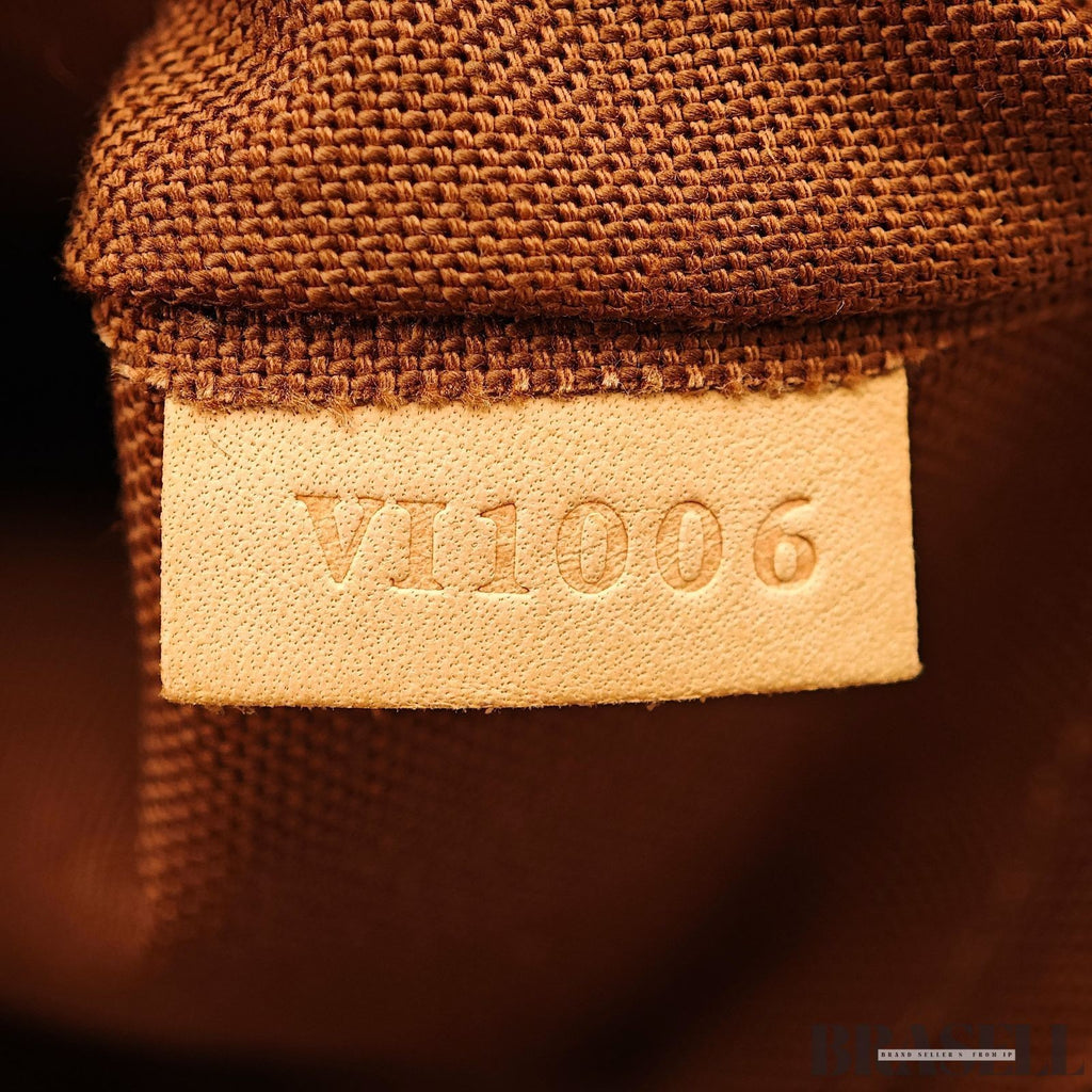Louis Vuitton Lockit Horizontal Tote Bag M40104 Monogram Canvas Leather Brown