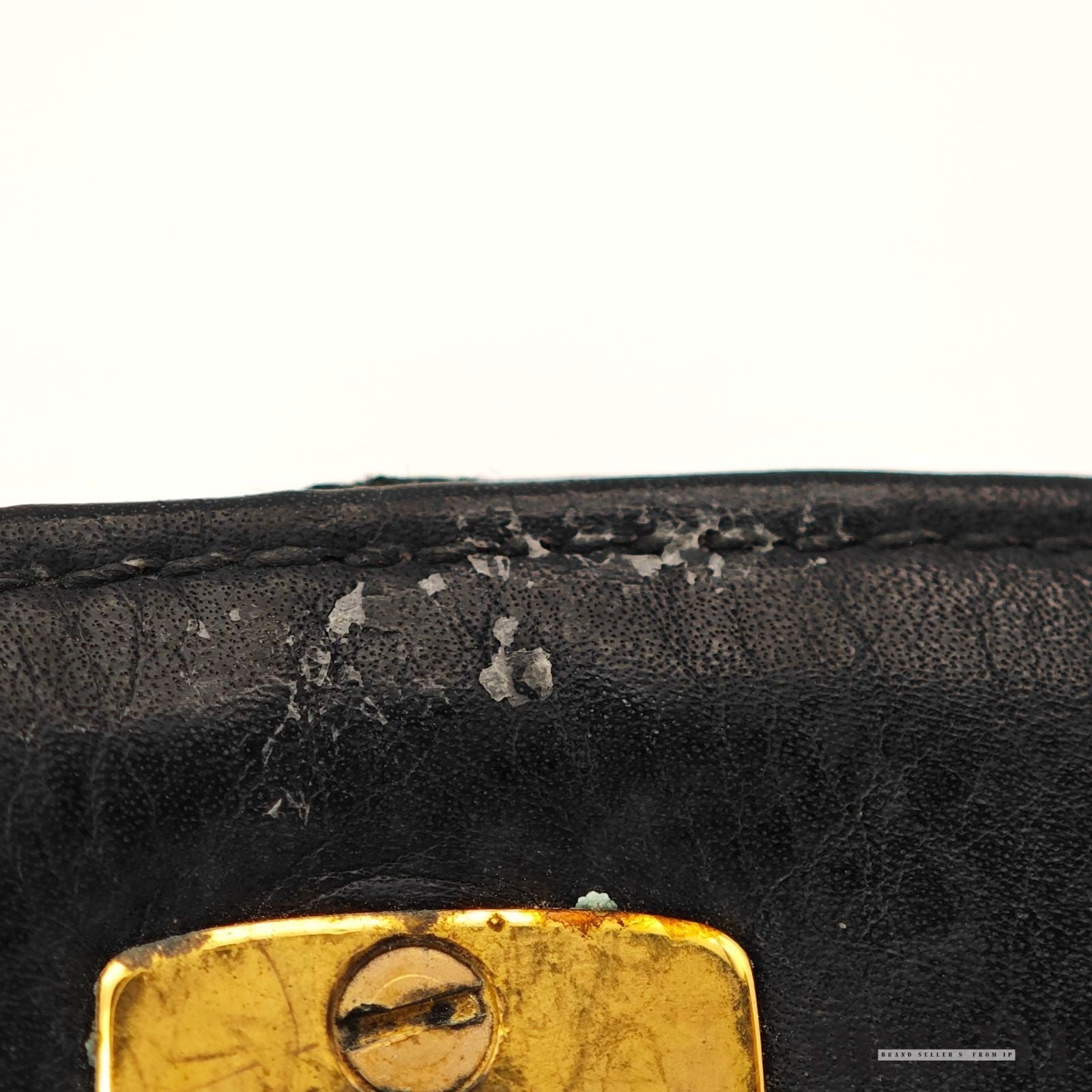 CHANEL Belt Bag Black Leather Gold Turnlock CC Logo Chain Waist Pouch Quilting