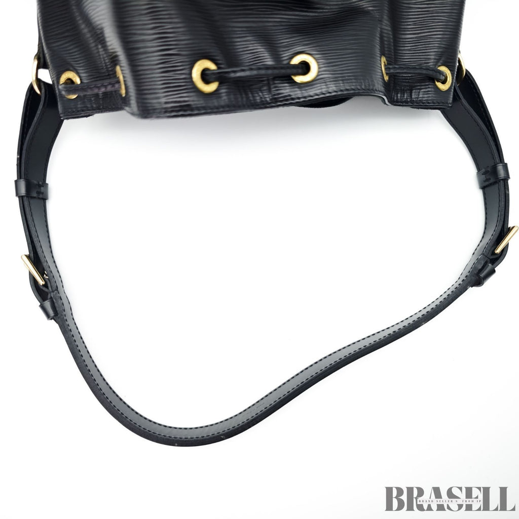 Louis Vuitton Epi Petit Noé Noir M59012 Bucket One Shoulder Bag Black Women