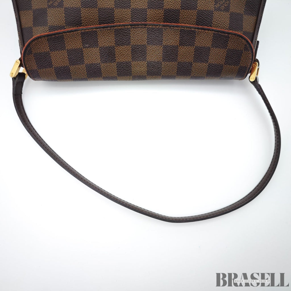 Louis Vuitton Damier Recoleta Handbag One Shoulder Bag Brown Women N51299
