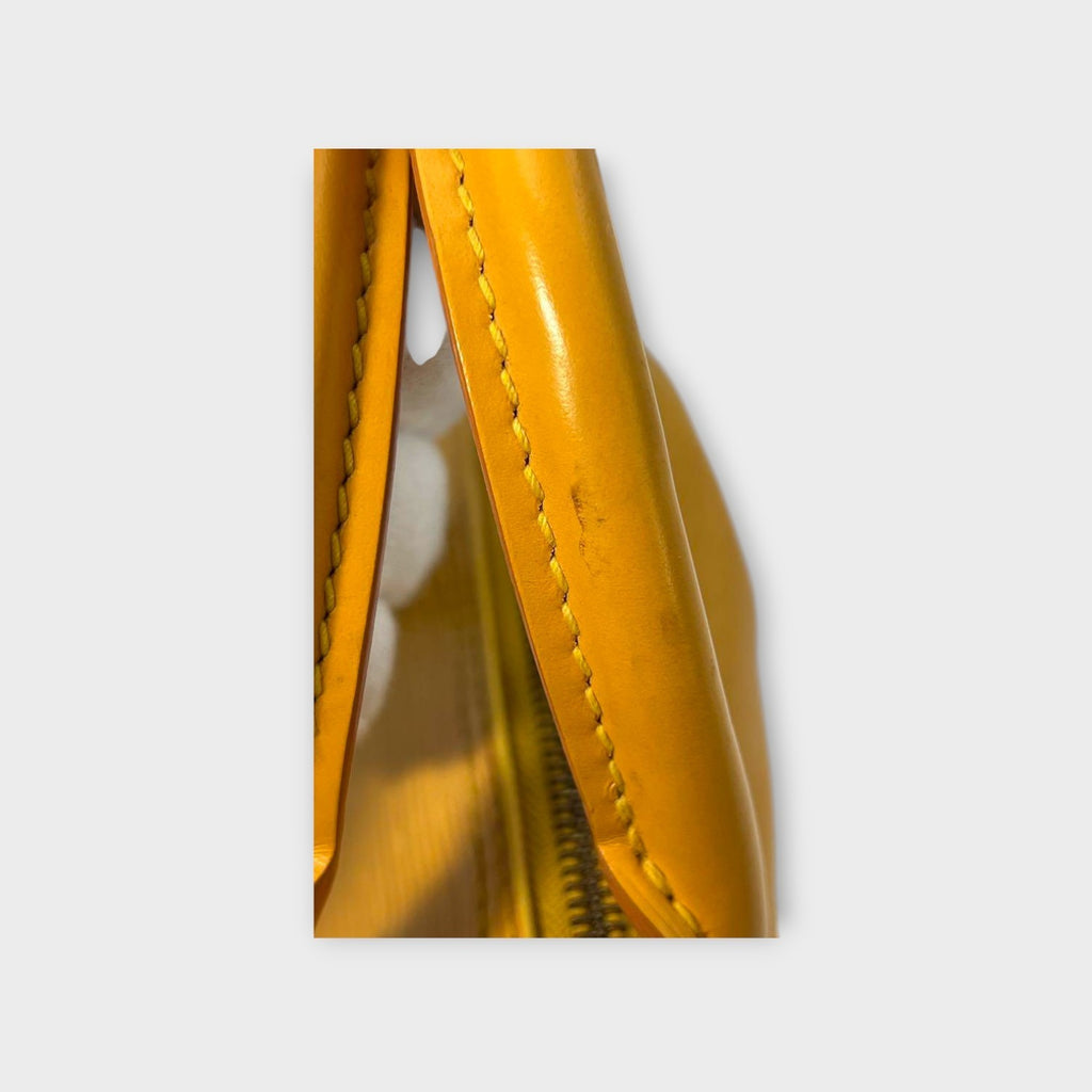 Louis Vuitton Speedy 25 M43019 Epi Leather Handbag Tote Bag Yellow 【B】