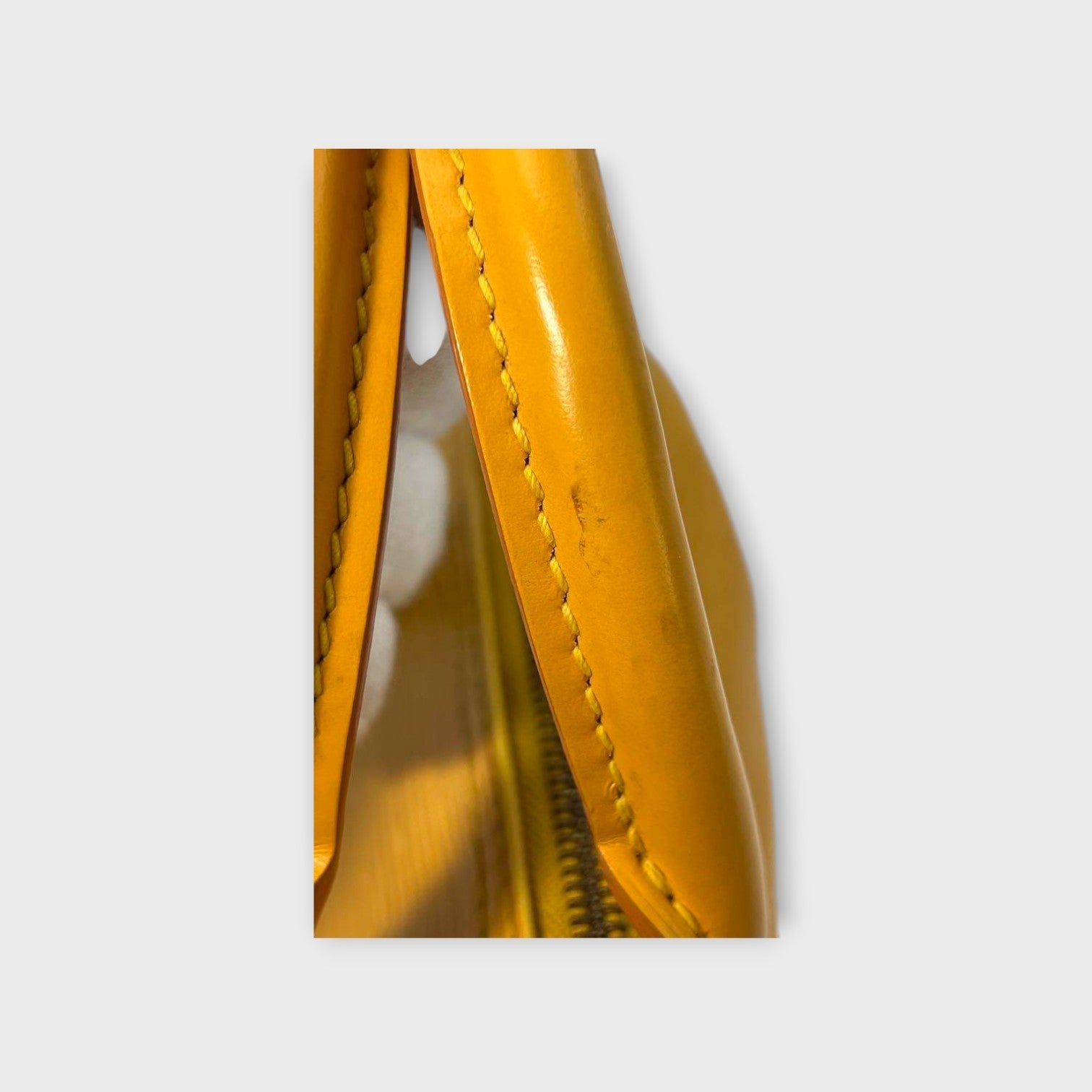 Louis Vuitton Speedy 25 M43019 Epi Leather Handbag Tote Bag Yellow 【B】