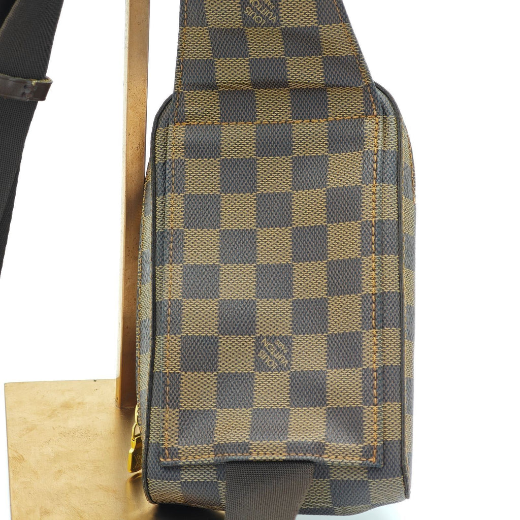LOUIS VUITTON Damier Geronimos N51994 Shoulder/Body Bag Brown Men Women
