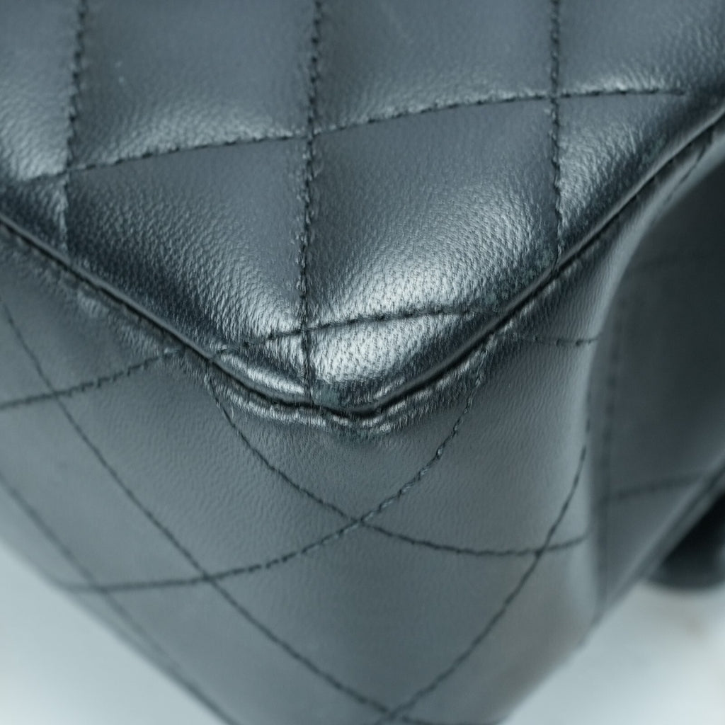 CHANEL matelasse W Flap Classic Chain Shoulder Bag A01112 Lambskin by Color【S】