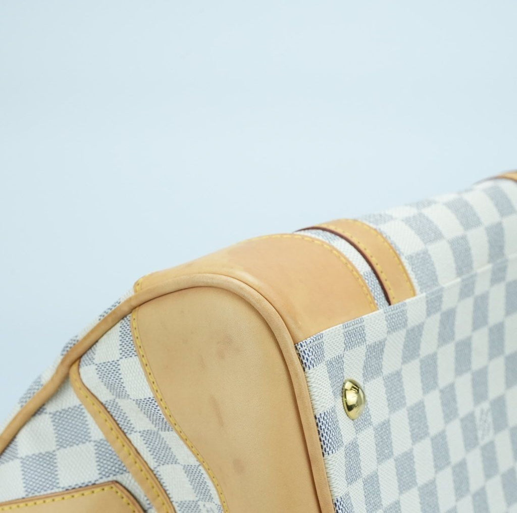 LOUIS VUITTON Berkeley N52001 Boston Bag Travel Large Capacity White