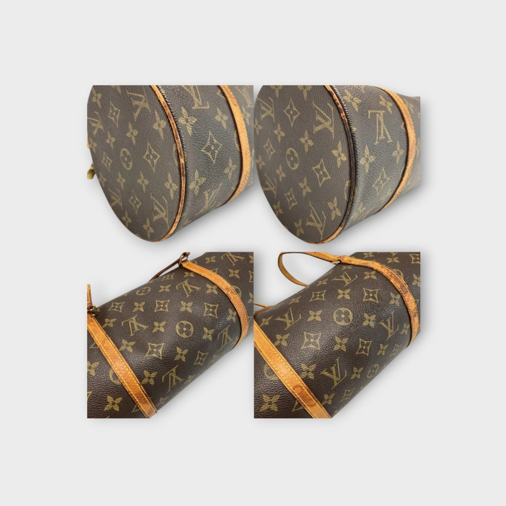 Louis Vuitton Monogram Papillon GM M51385 Handbag Canvas Leather Brown【B】