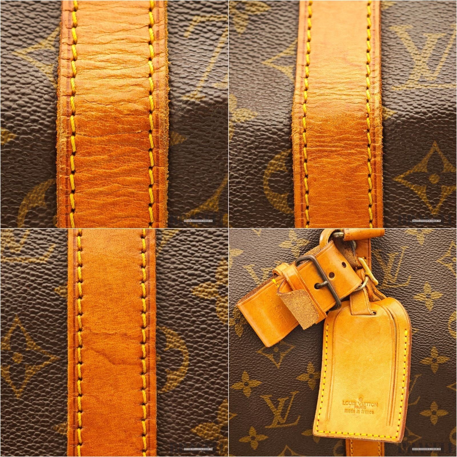 Louis Vuitton Keepall 50 Monogram M41426 Bag Boston Bag Large Capacity Brown