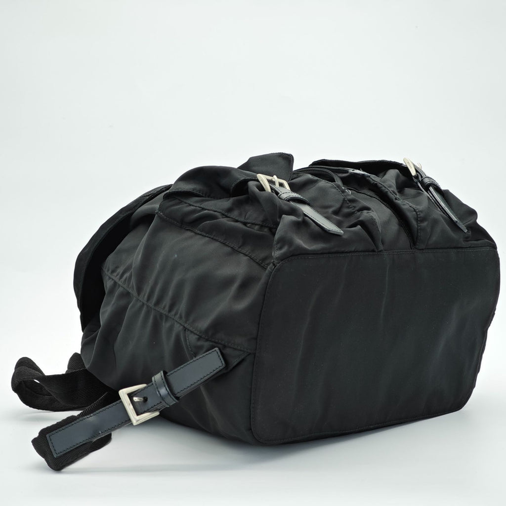 PRADA Tessuto Nylon Backpack M212500 Black with Guarantee Card