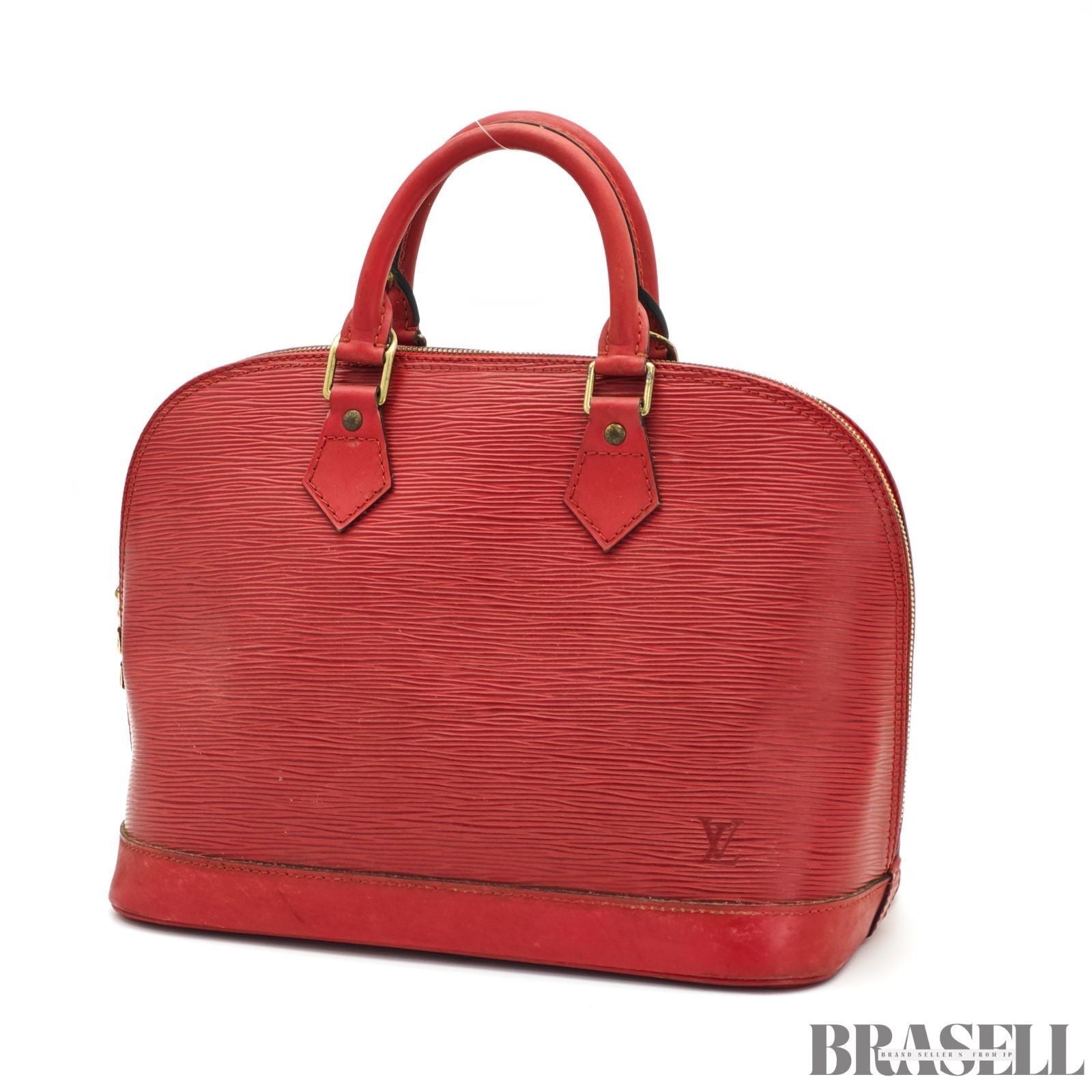 LOUIS VUITTON Alma PM M52147 Red Epi Leather Handbag Women’s