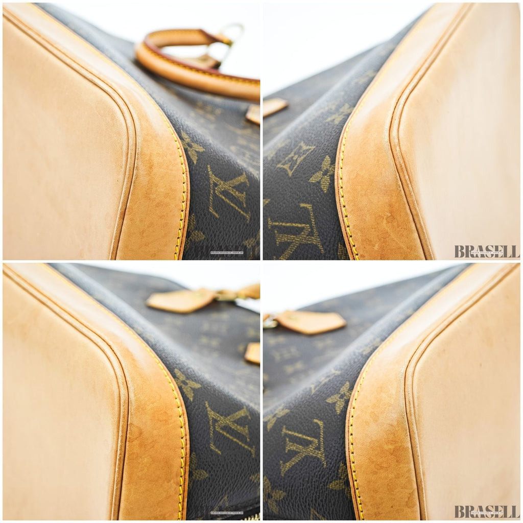 LOUIS VUITTON Alma PM M51130 Monogram Brown Handbag Women’s Padlock & Key