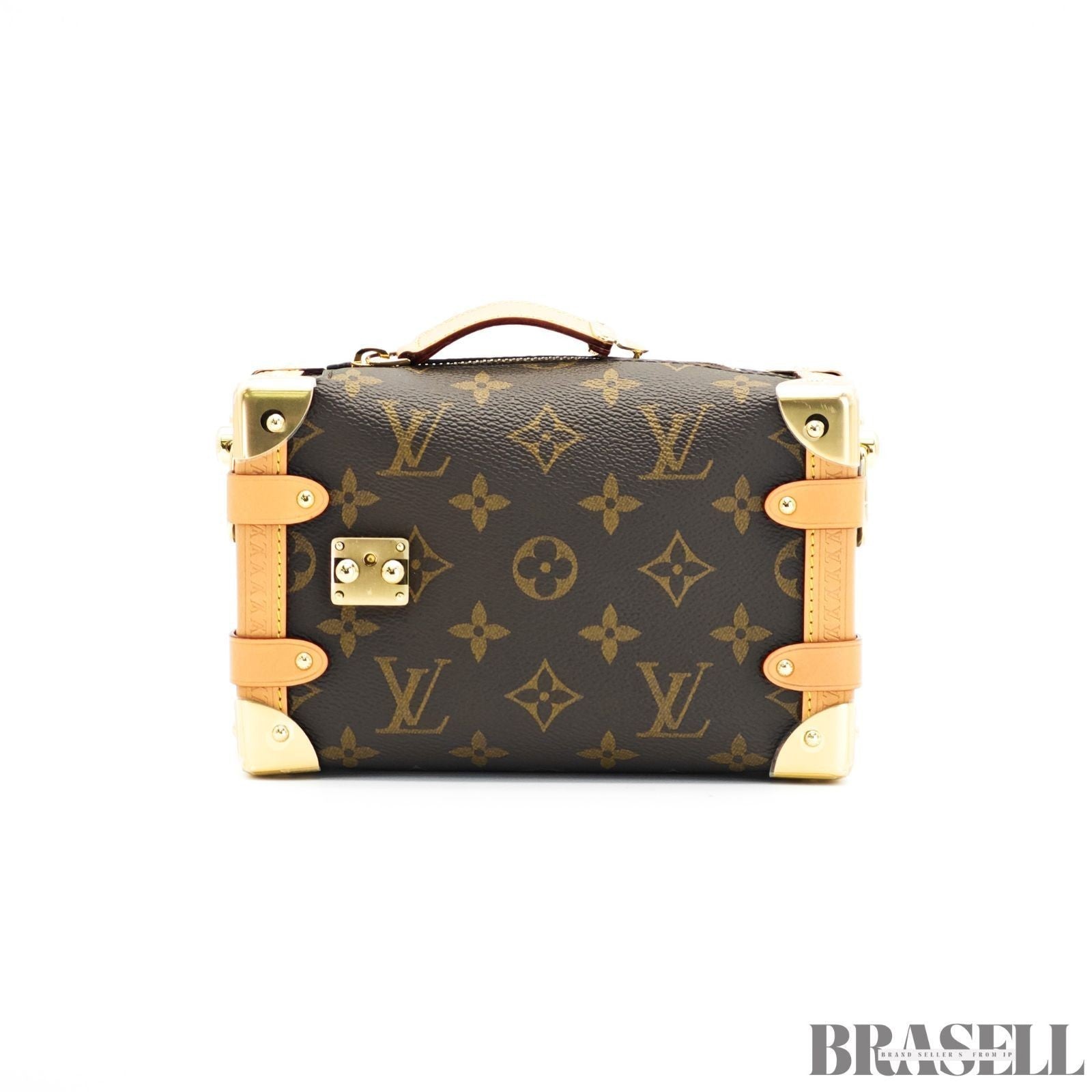 Louis Vuitton Side Trunk PM M46815 Handbag Shoulder Bag 2Way Brown