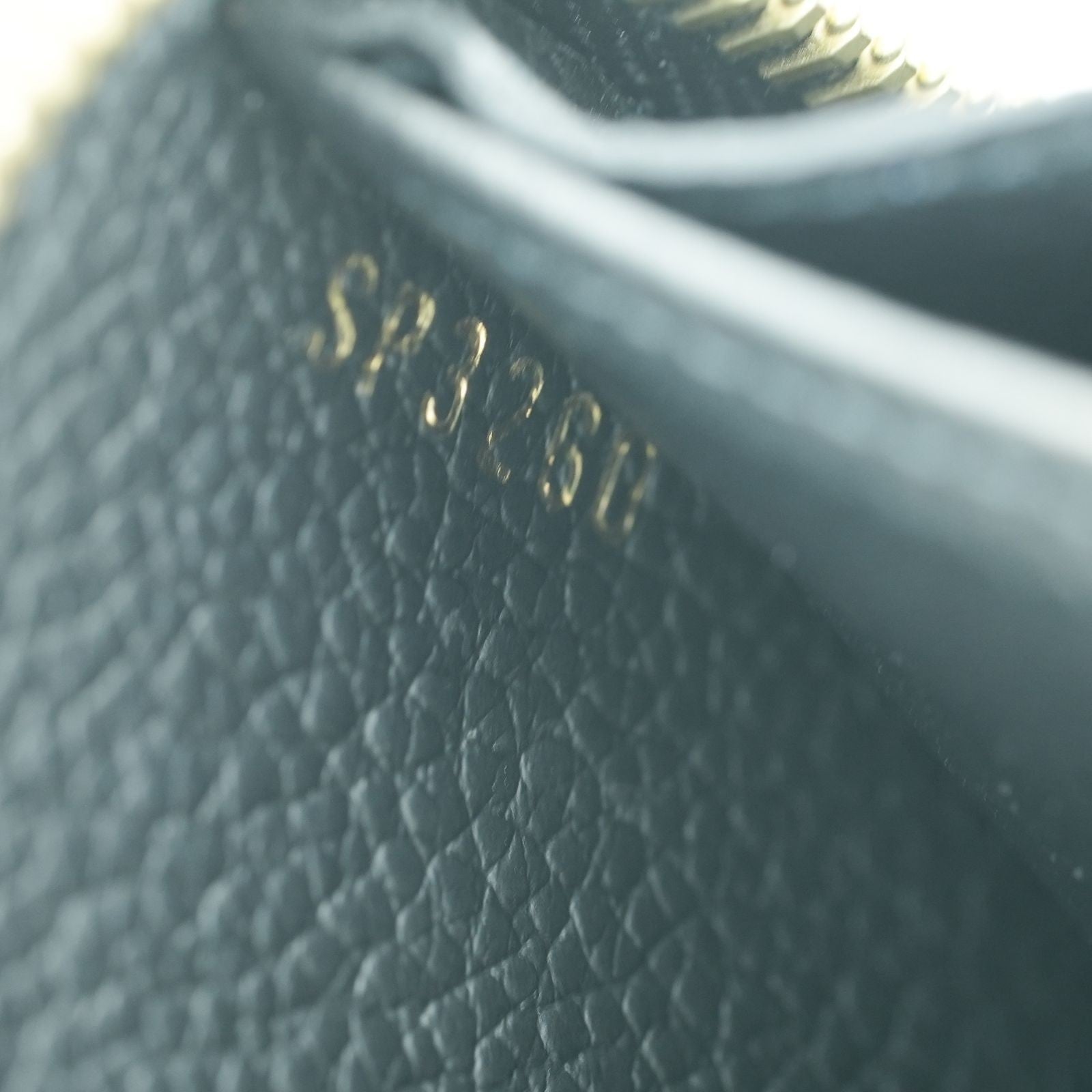 LOUIS VUITTON Empreinte Giant M69698 Long Wallet Zippy Wallet Black