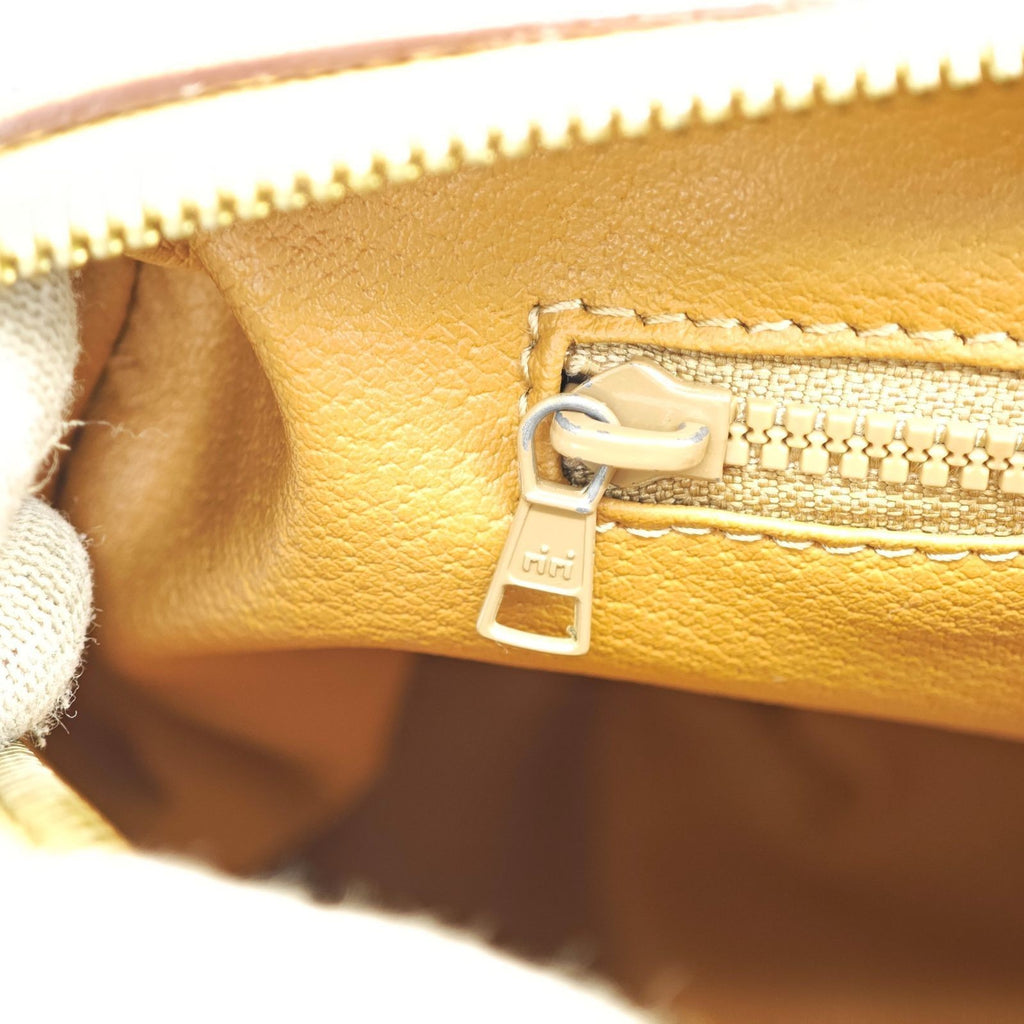 CELINE Macadam Handbag Mini Boston Bag Brown Women's