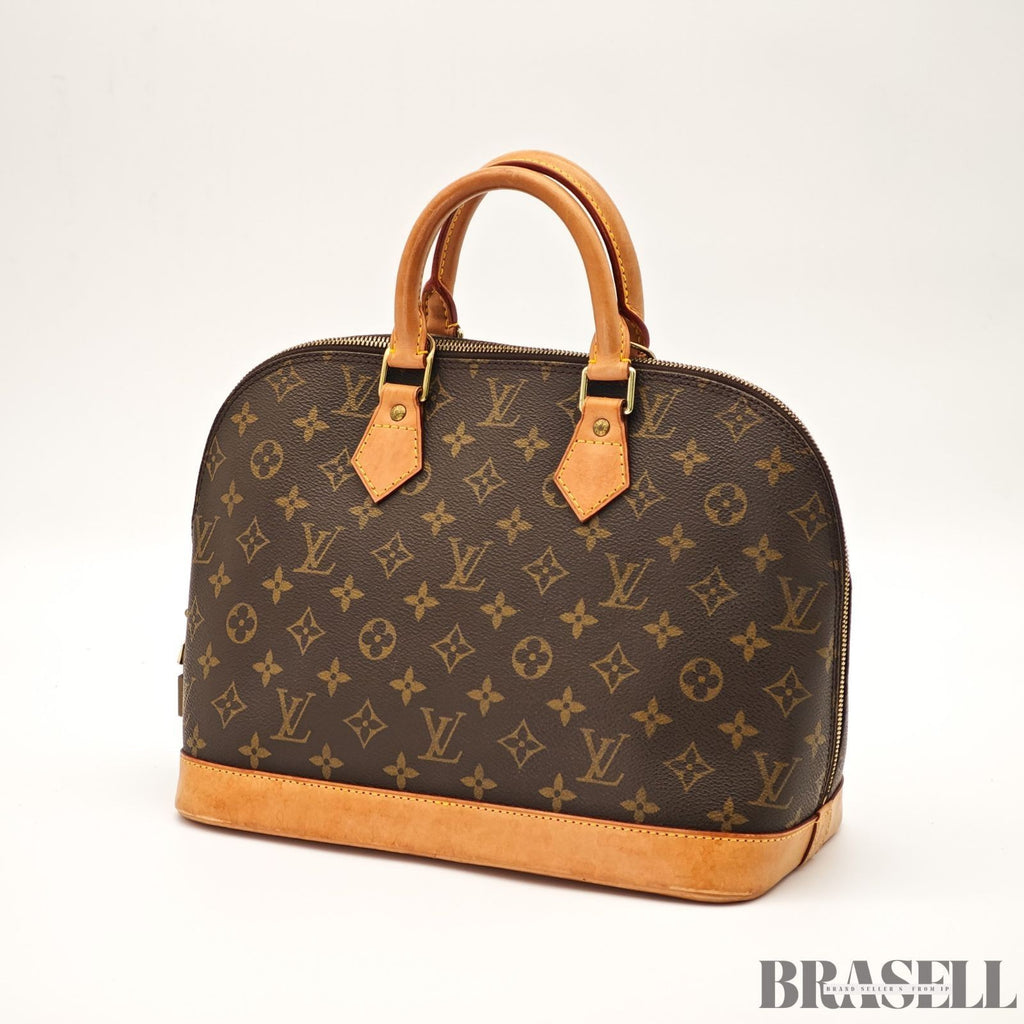Louis Vuitton Alma PM Monogram M51130 Bag Handbag Brown Unisex With Padlock
