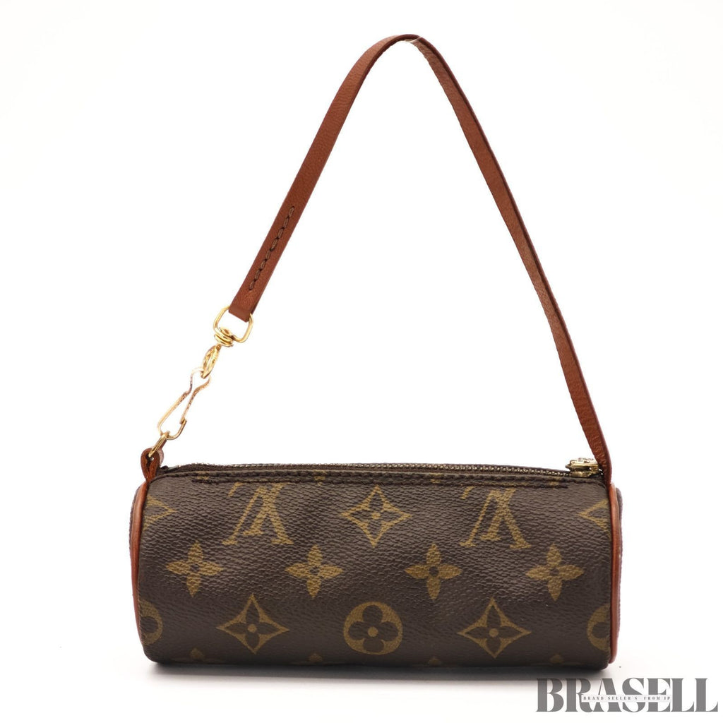 LOUIS VUITTON Monogram Papillon 30 M51385 HandBag Mini Boston Bag Brown France
