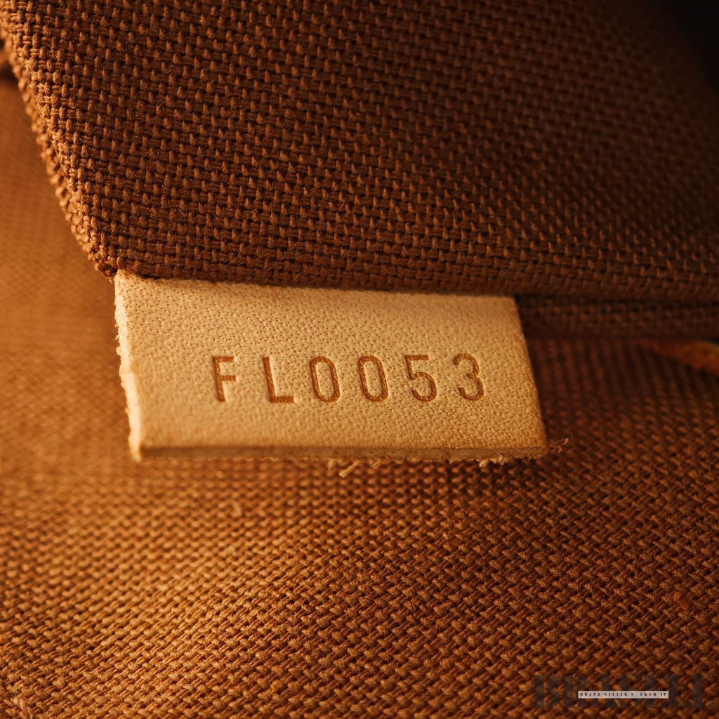 Louis Vuitton Alma PM M51130 Monogram Bag Handbag Coated Canvas Brown