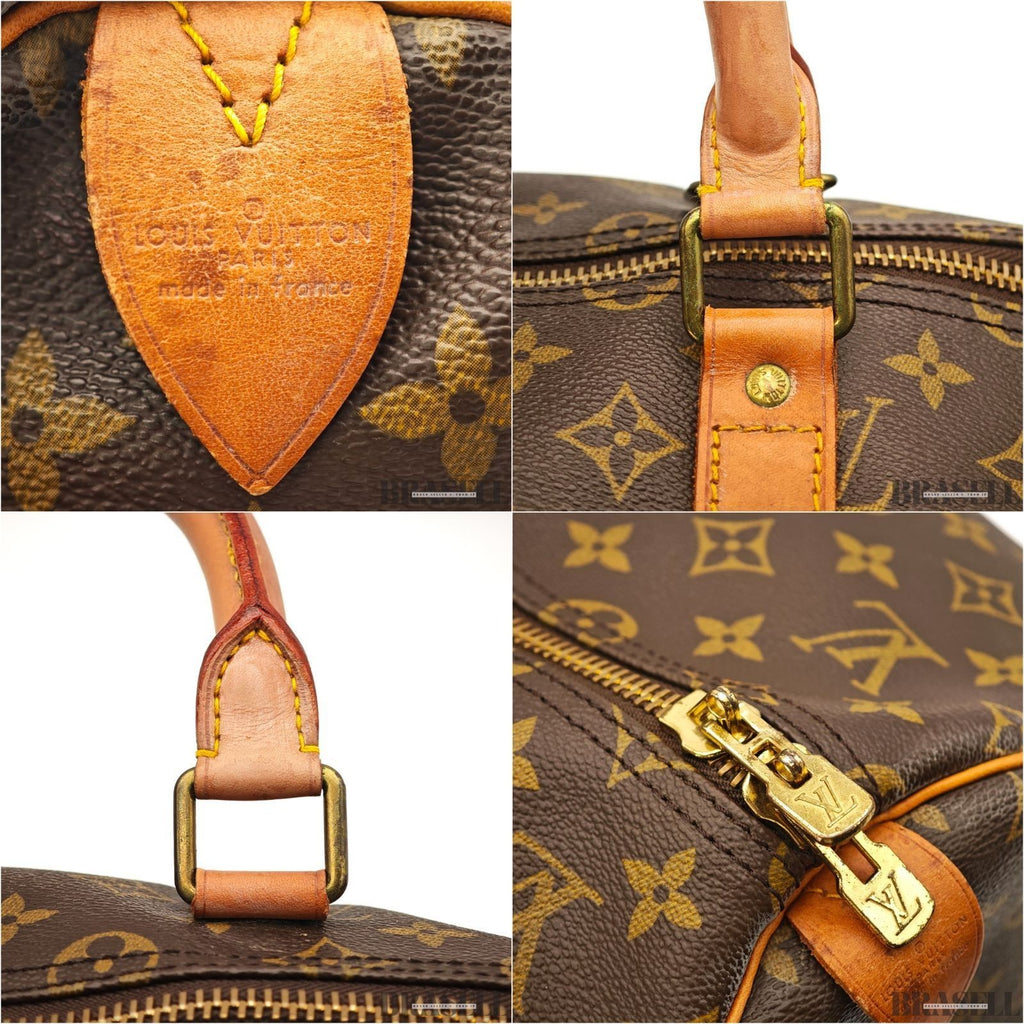 Louis Vuitton Keepall 55 M41424 Bag Boston Bag Large Travel Brown Unisex