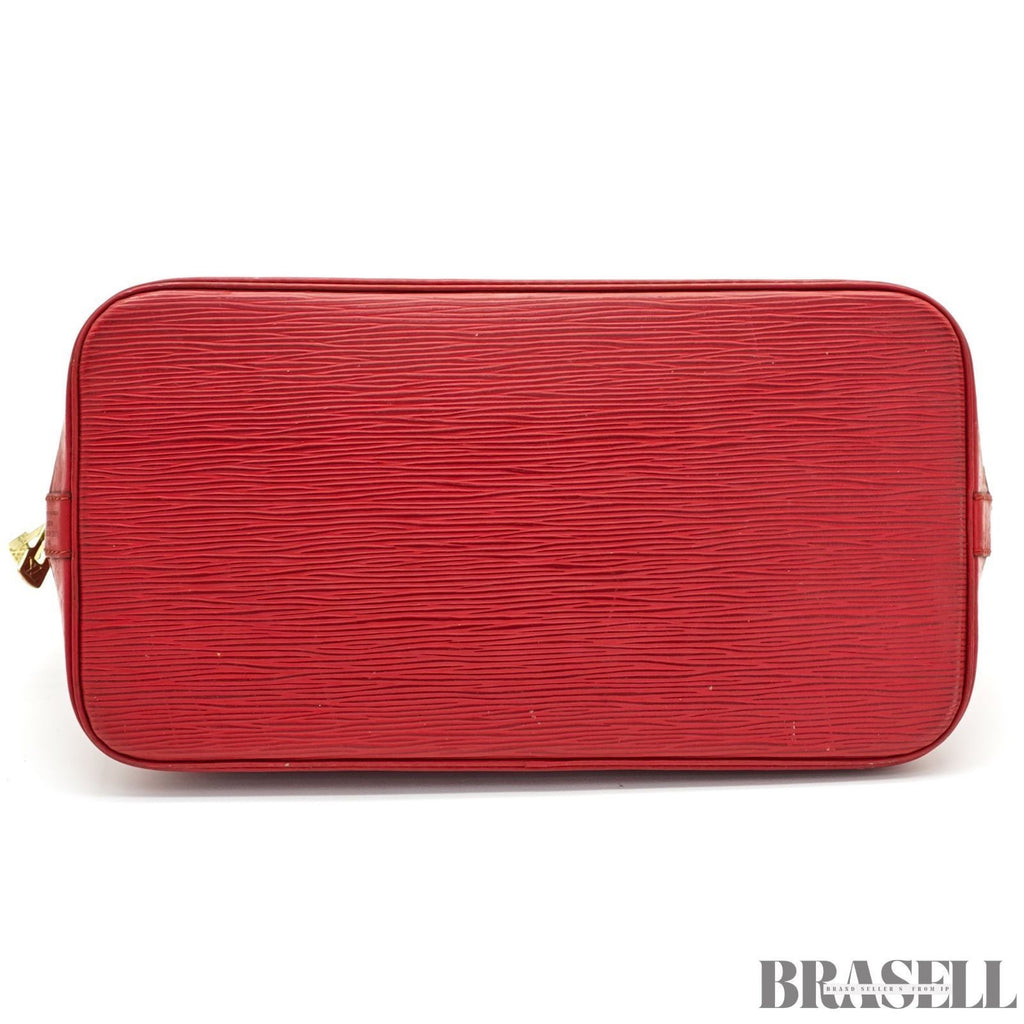 LOUIS VUITTON Alma PM M52147 Red Epi Leather Handbag Women’s