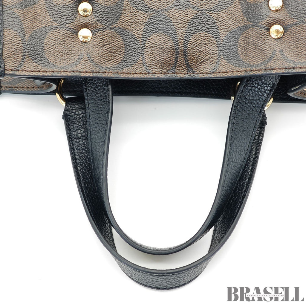 COACH Willow Tote CR677 Bag Blue Handbag for Women's