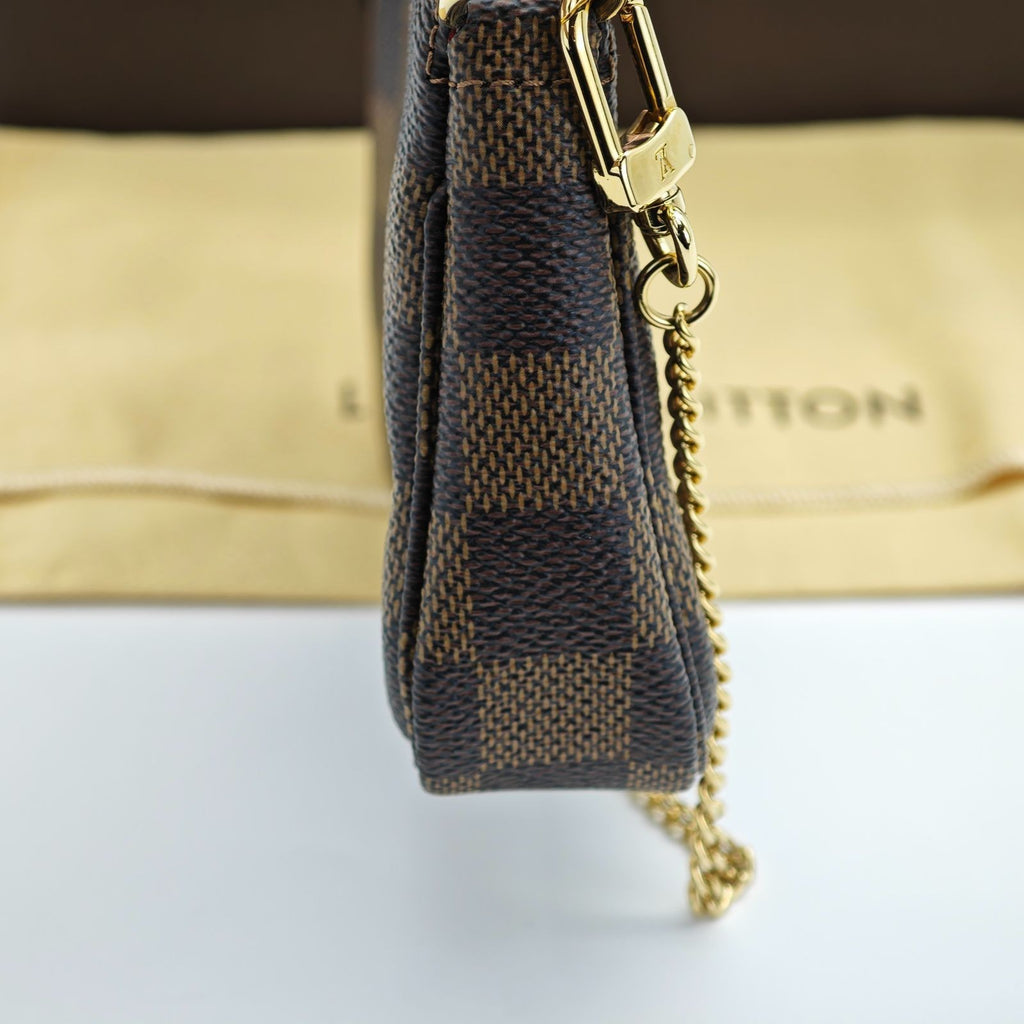 Louis Vuitton Damier Mini Pochette Accessoires Bag Brown Women’s N58009