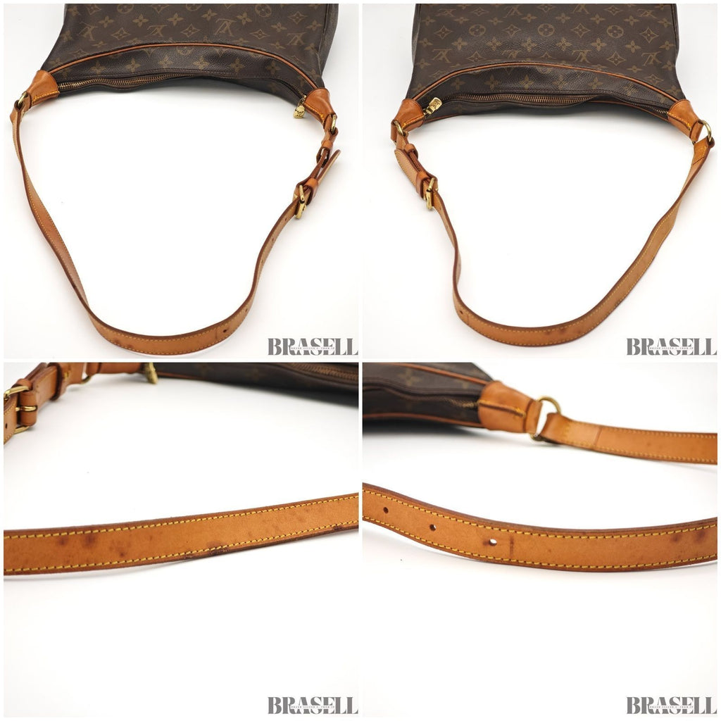 LOUIS VUITTON Boulogne 30 Shoulder Bag Monogram Leather Brown M51265 Women