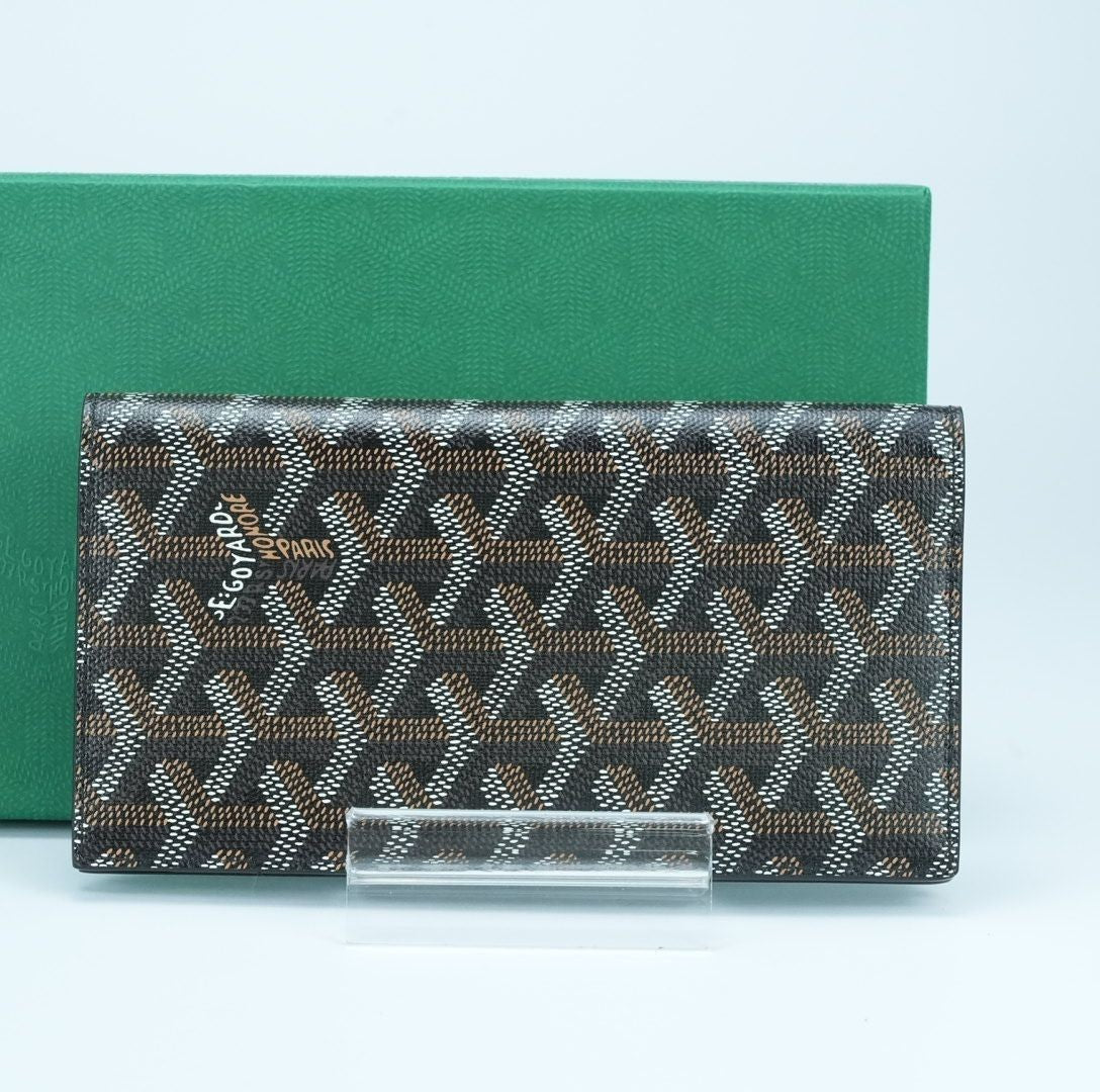 GOYARD Portefeuille ST. Roch 2 Herringbone Wallet with Bill Compartment