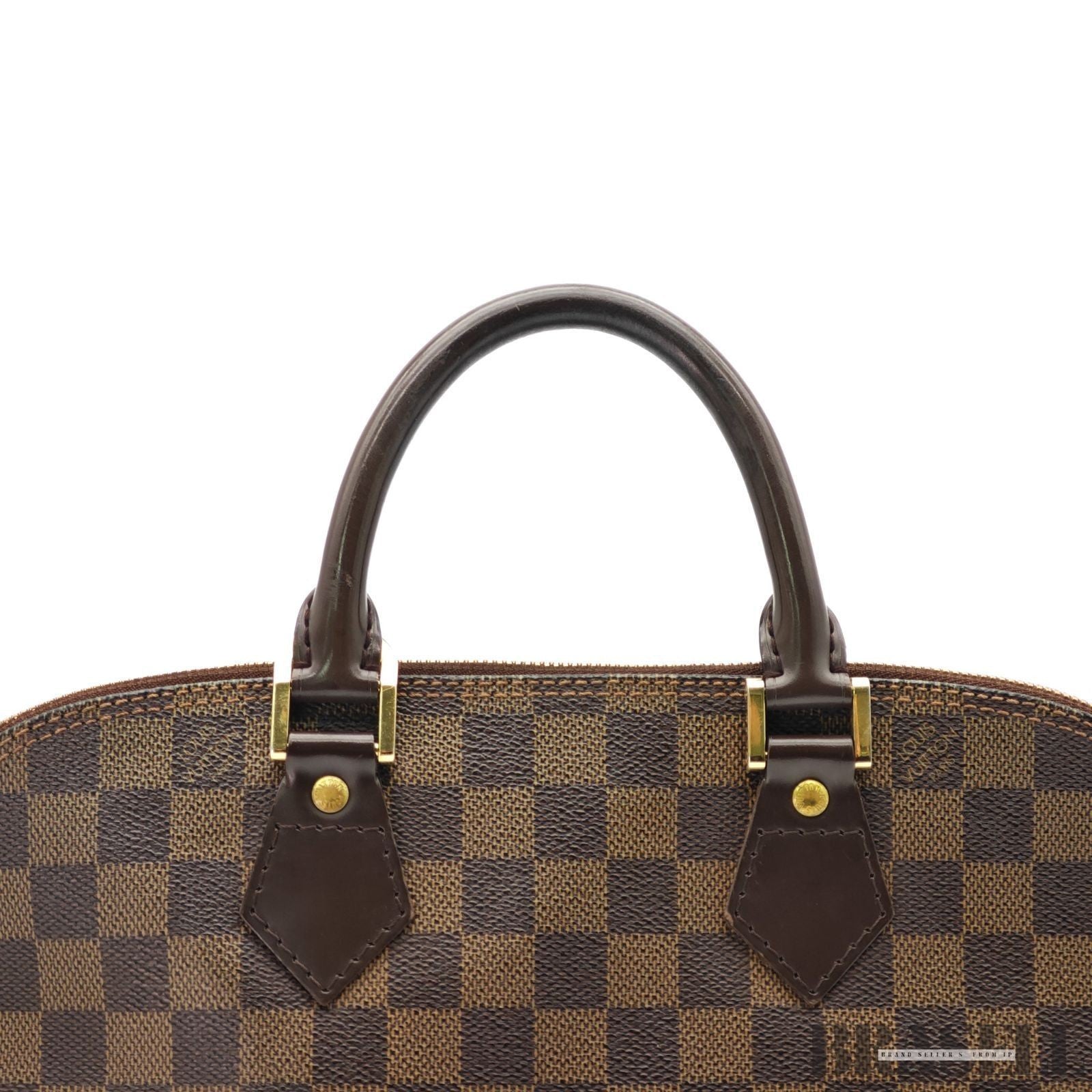 LOUIS VUITTON Alma Handbag Tote Bag Damier Ebene Canvas Brown N53151