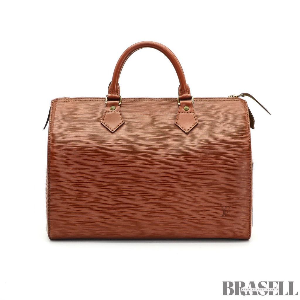 Louis Vuitton Epi Speedy 30 Brown M43003 Leather Brown Handbag Woman