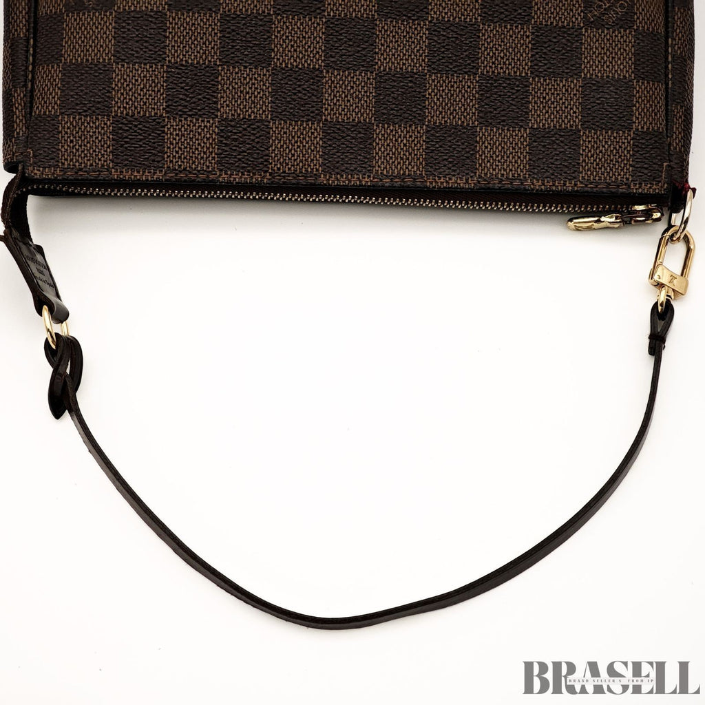 Louis Vuitton Damier Pochette Accessoires N51985 Handbag Monogram Canvas Brown