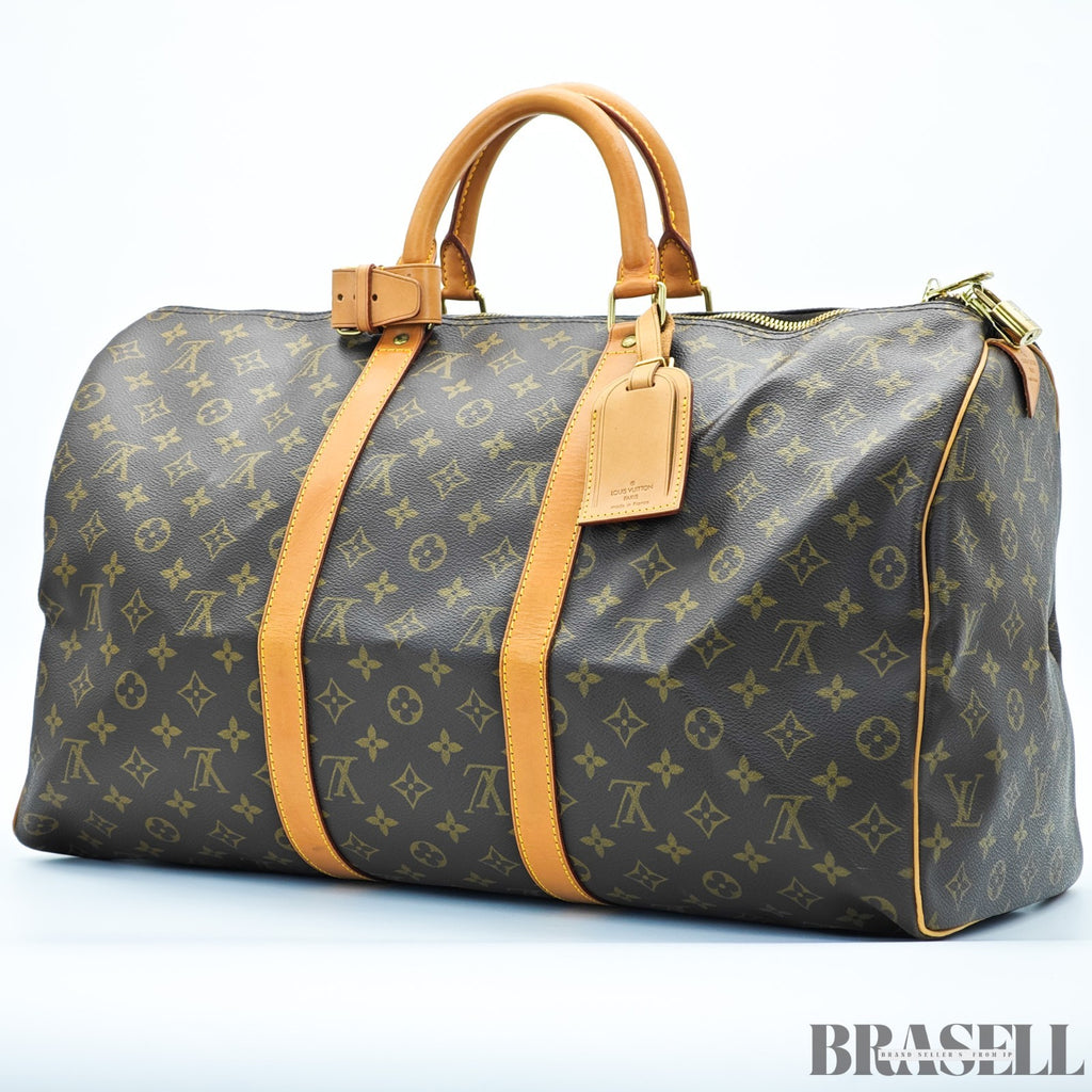 LOUIS VUITTON Keepall 50 M41426 Boston Bag Monogram Brown