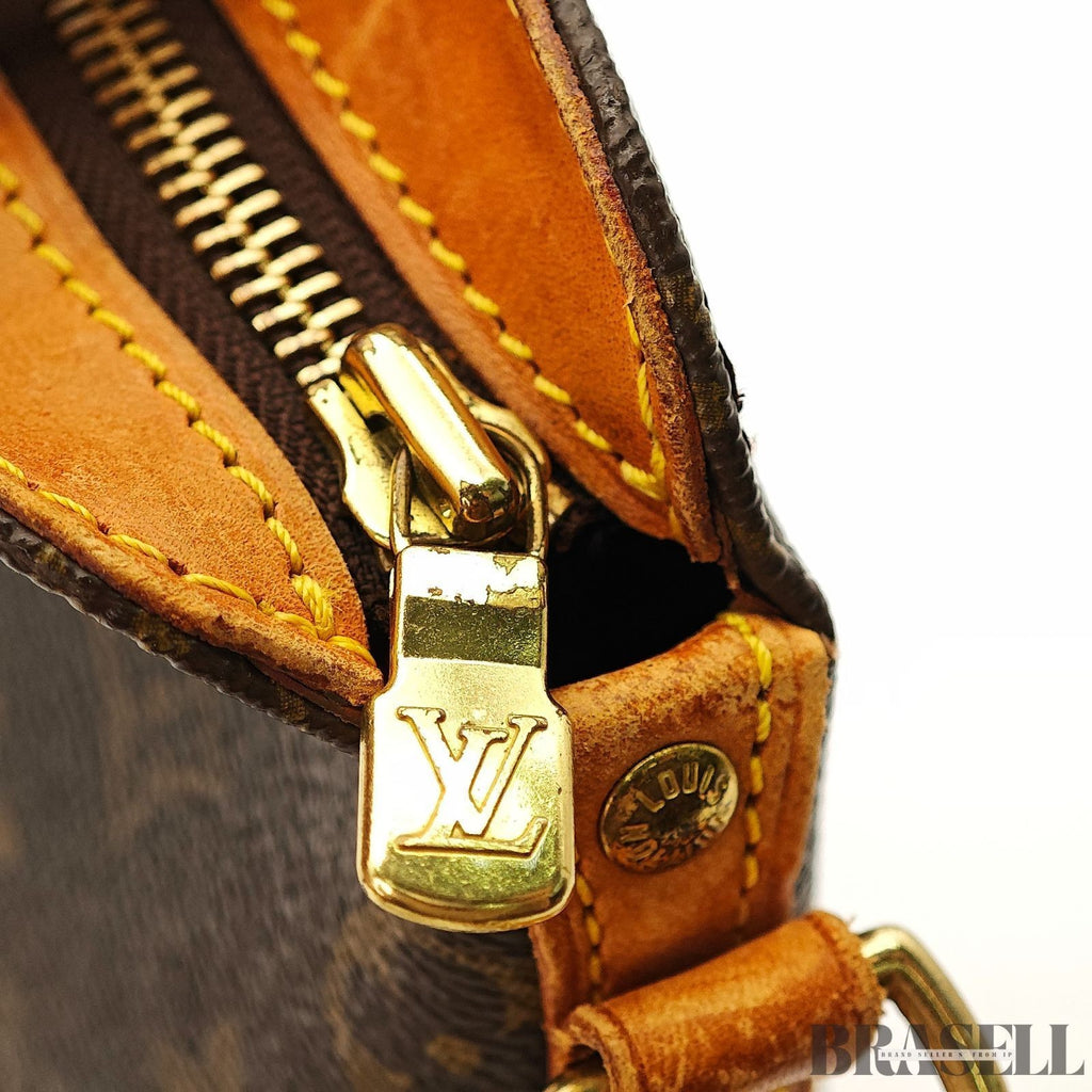 Louis Vuitton Monogram Drouot M51290 Shoulder Bag Crossbody Leather Brown Women