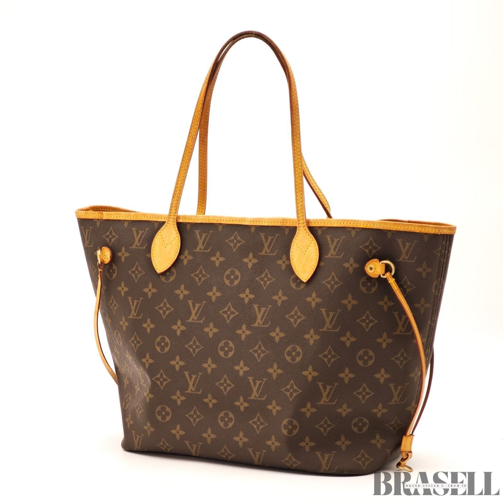 Louis Vuitton Monogram Neverfull MM M40995 Tote Bag Handbag Brown Women