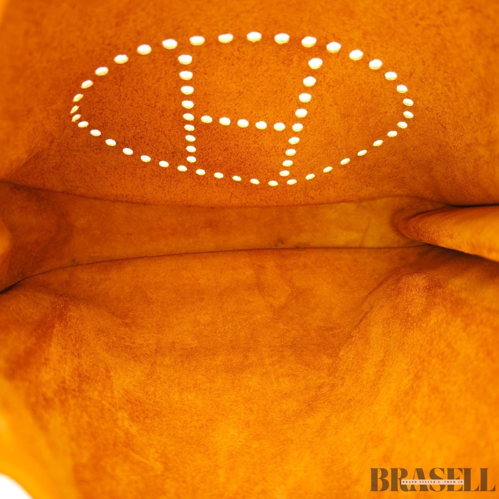 Hermes Evelyn PM Orange Toryon Clemence Crossbody Shoulder Bag w/Dust Bag Strap