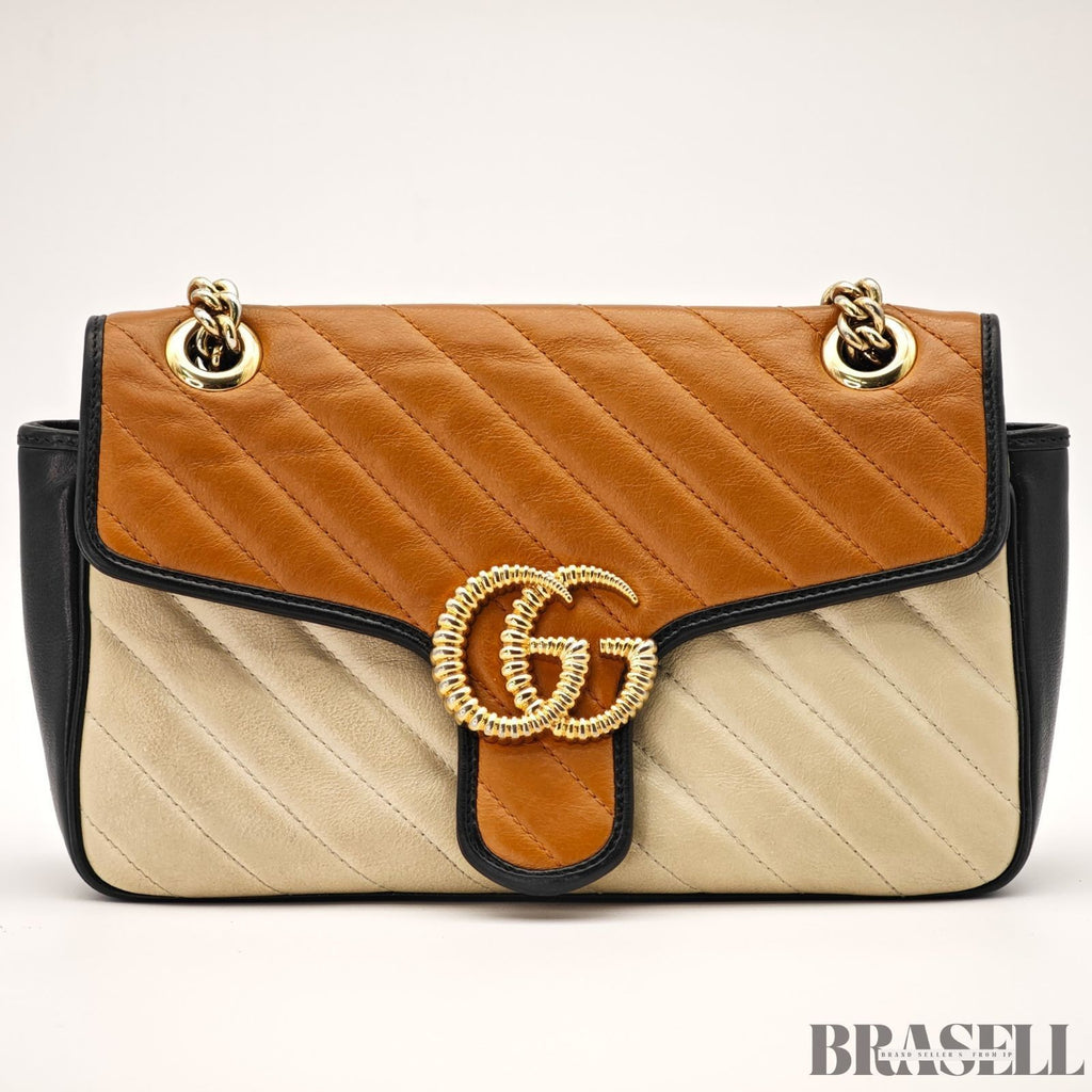 Gucci GG Marmont 443497 Flap Bag Handbag Leather Multicolor Women’s