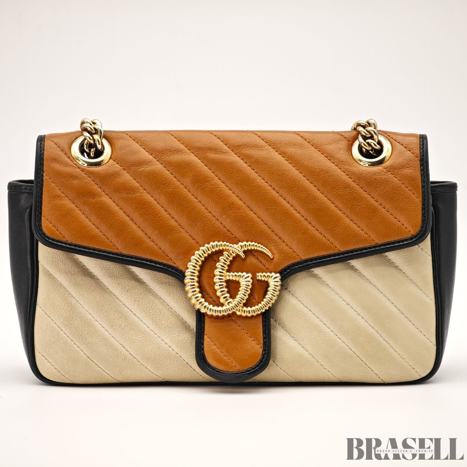 Gucci GG Marmont 443497 Flap Bag Handbag Leather Multicolor Women’s