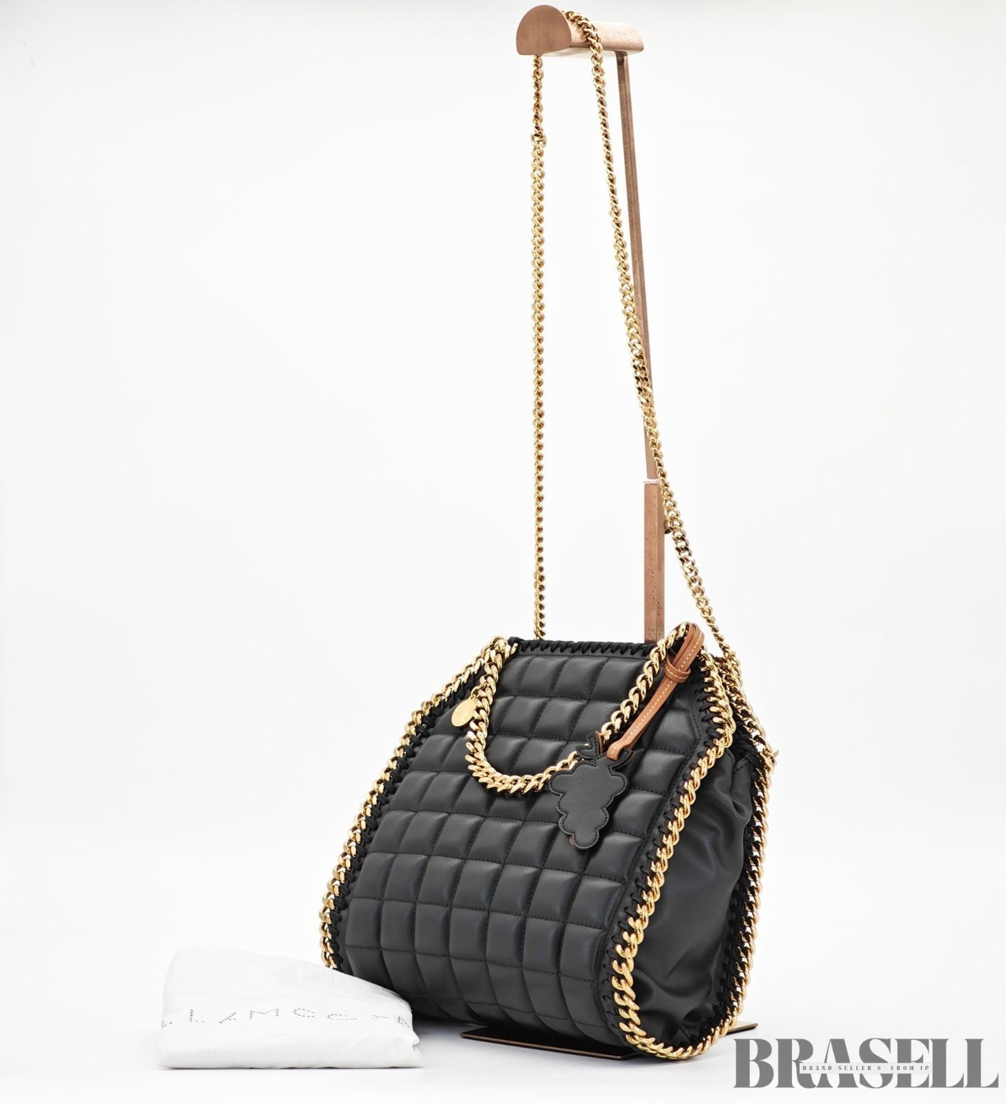 Stella McCartney Falabella 371223WP0269 Handbag/Shoulder Bag Embossed Gold Chain