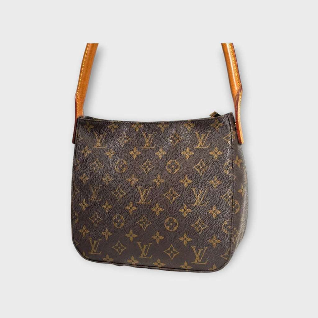 Louis Vuitton Looping MM Monogram M51146 Shoulder Handbag Brown 【A】