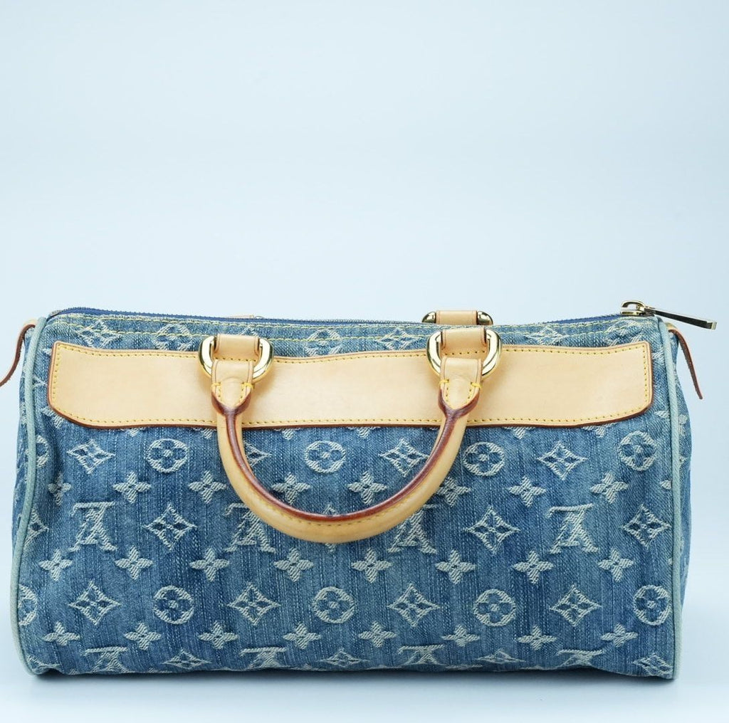 LOUIS VUITTON Monogram Denim Neo Speedy Blue M95019