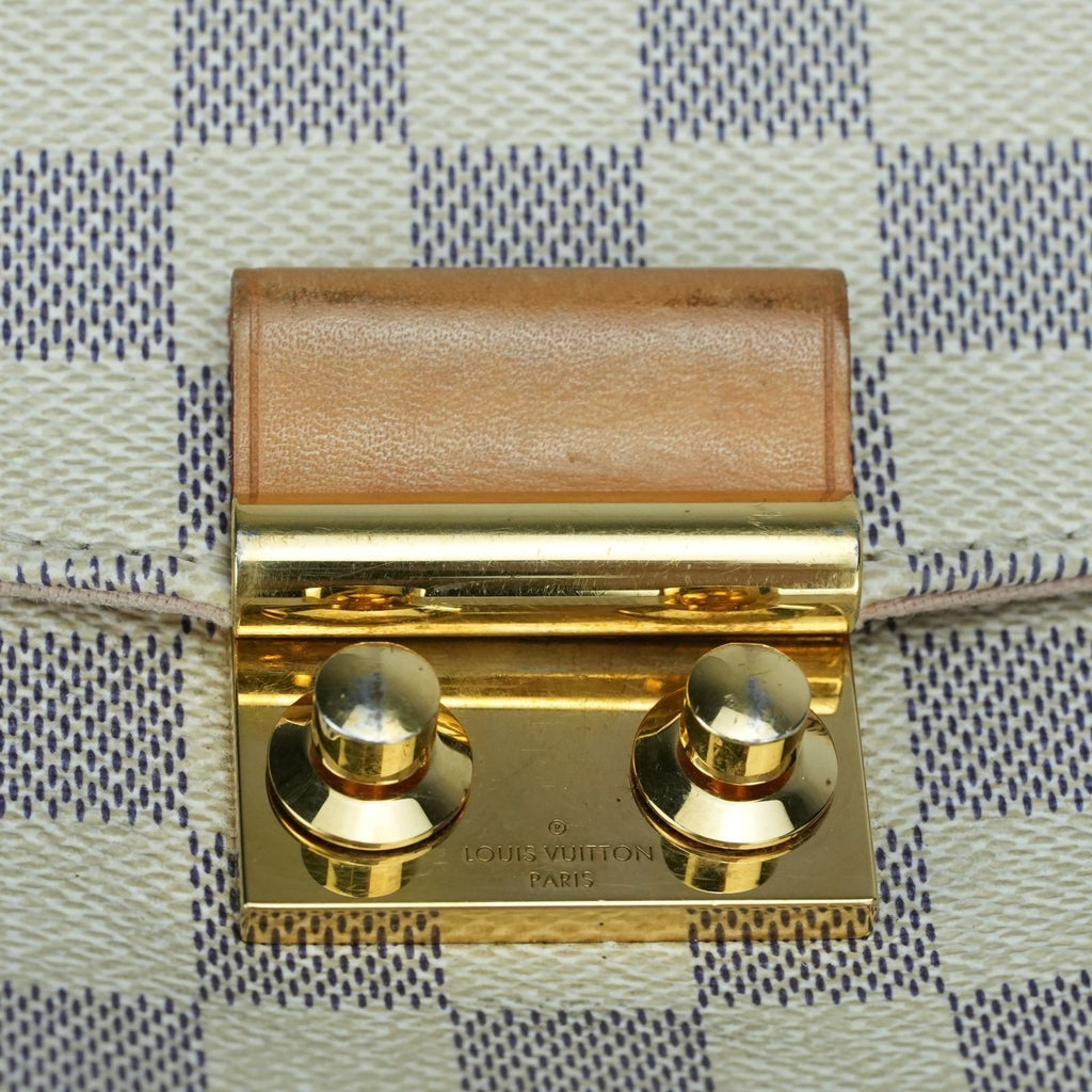 LOUIS VUITTON Damier Azur Croisette Handbag Shoulder Bag N41581