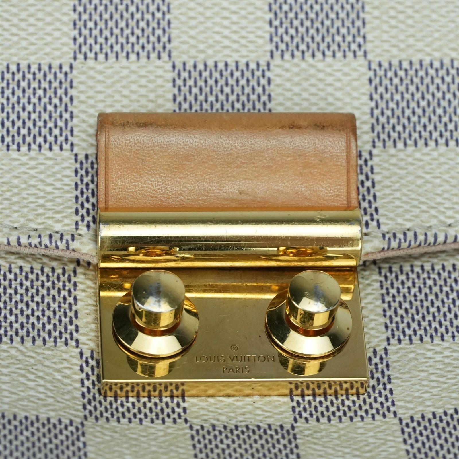 LOUIS VUITTON Damier Azur Croisette Handbag Shoulder Bag N41581